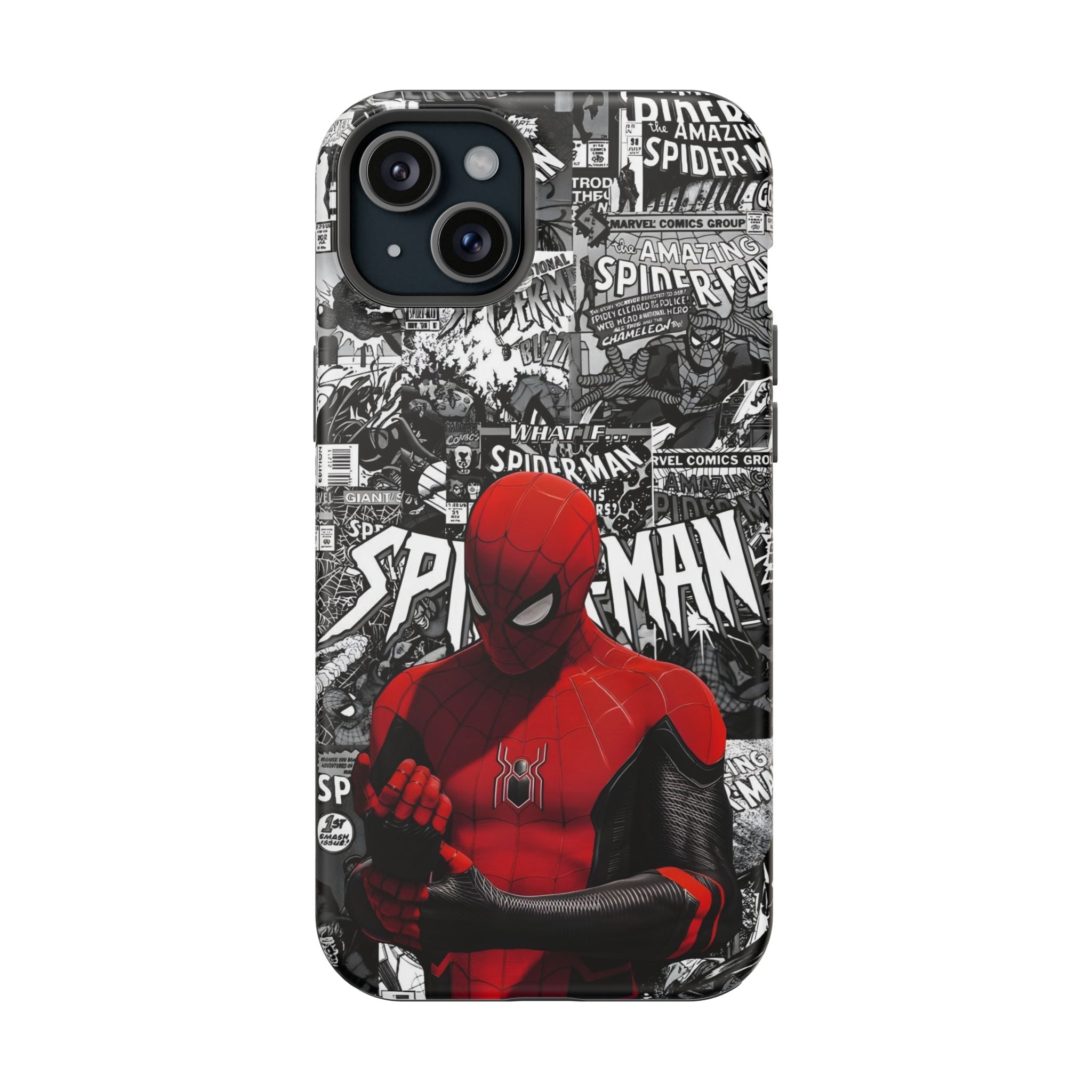 Spider-Man Magnetic Tough Case, Superhero Phone Cover, Gifts for Comic Book Fans, Durable Phone Protection, Kids and Adult Accessories