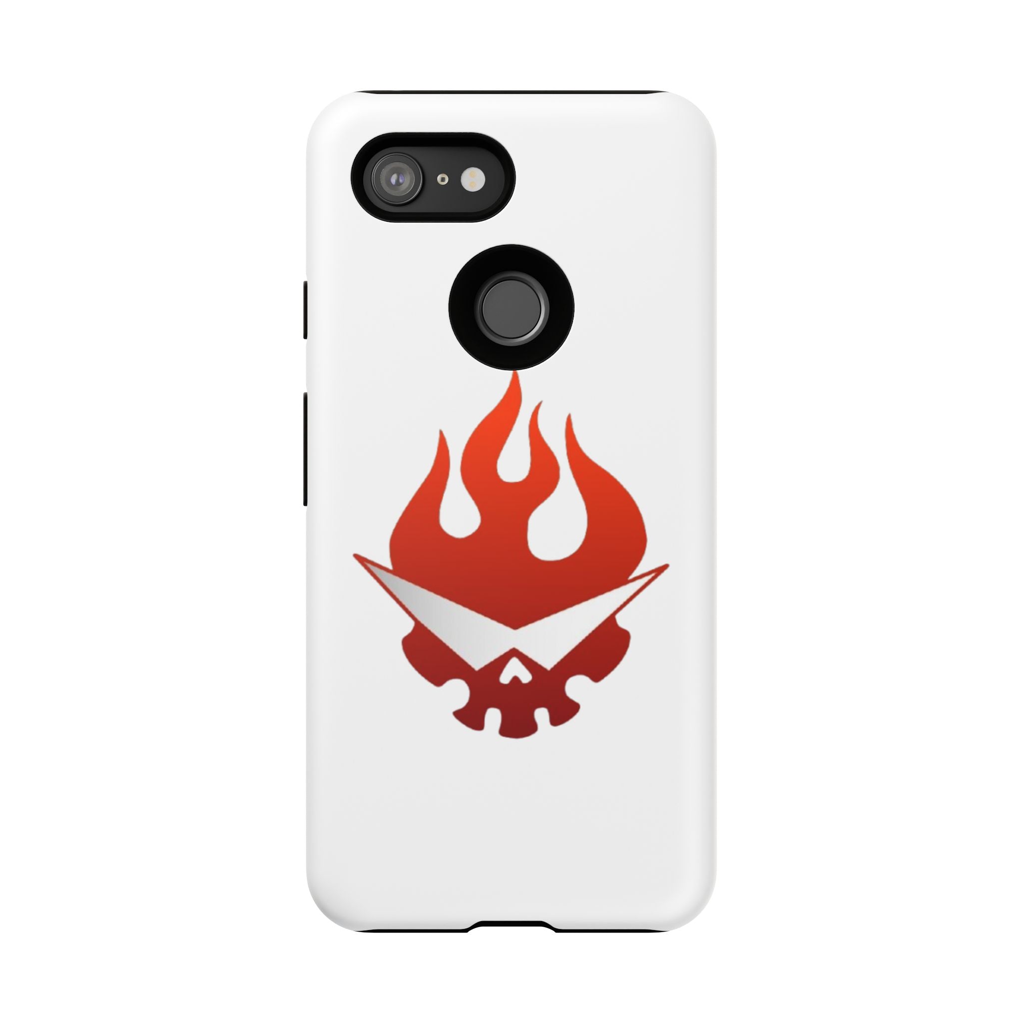 Bold Flame Phone Case, Tough Cases for Daily Protection, Stylish Accessories, Gift for Fire Lovers, Trendy Tech Gear