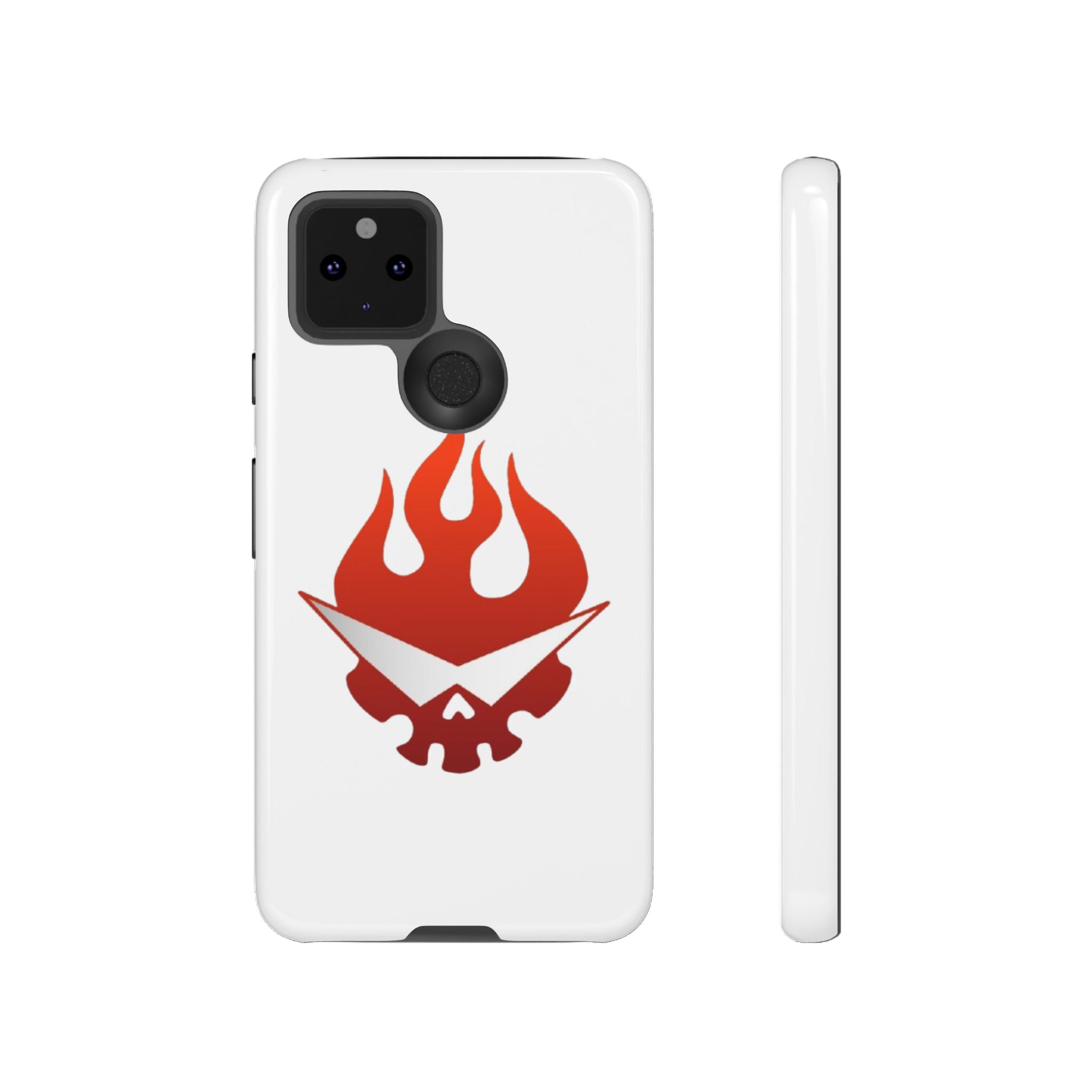 Bold Flame Phone Case, Tough Cases for Daily Protection, Stylish Accessories, Gift for Fire Lovers, Trendy Tech Gear