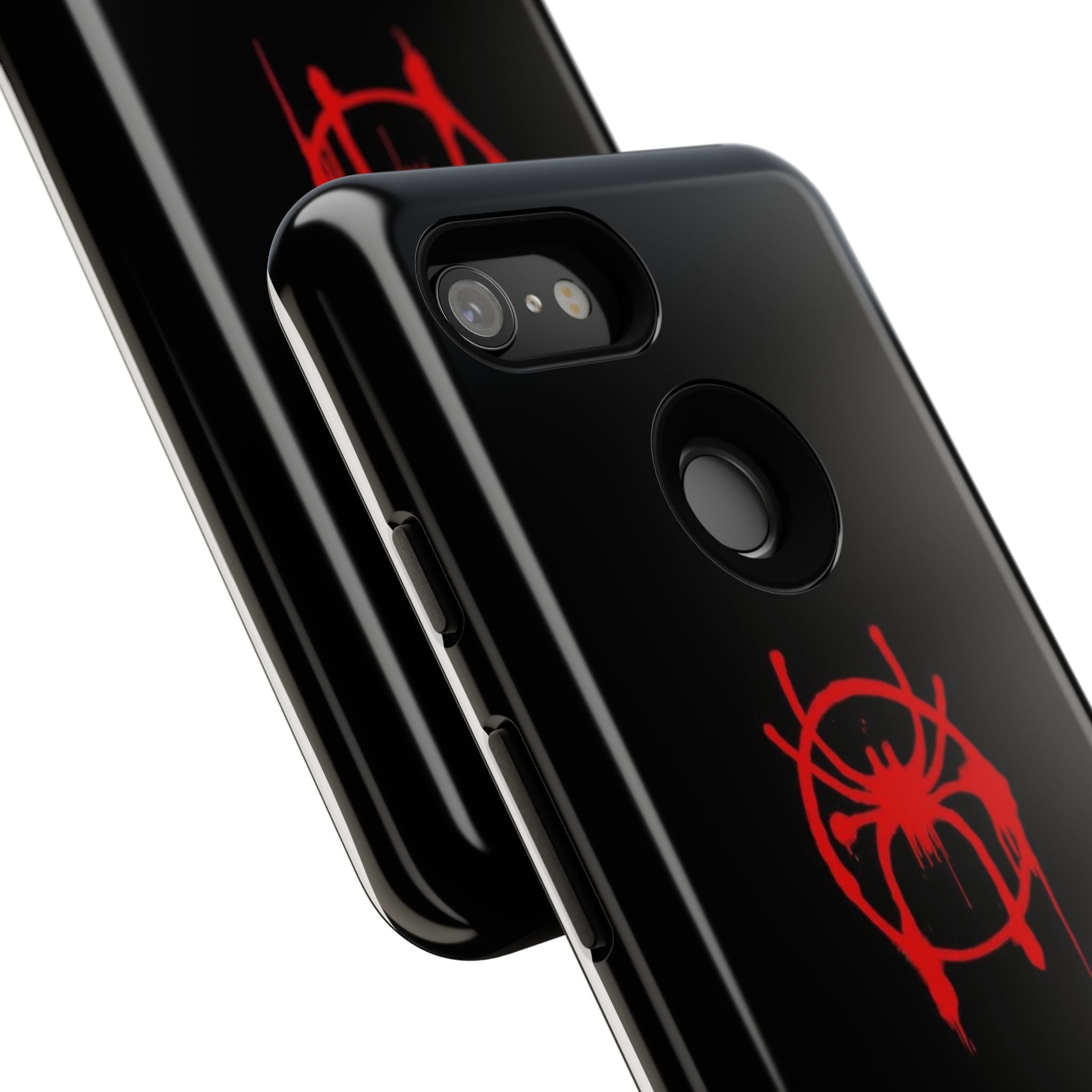 Red Spider Graphic Phone Case, Tough Phone Cover, Custom Mobile Protector, Stylish Gadget Accessory, Gift for Spider Fans