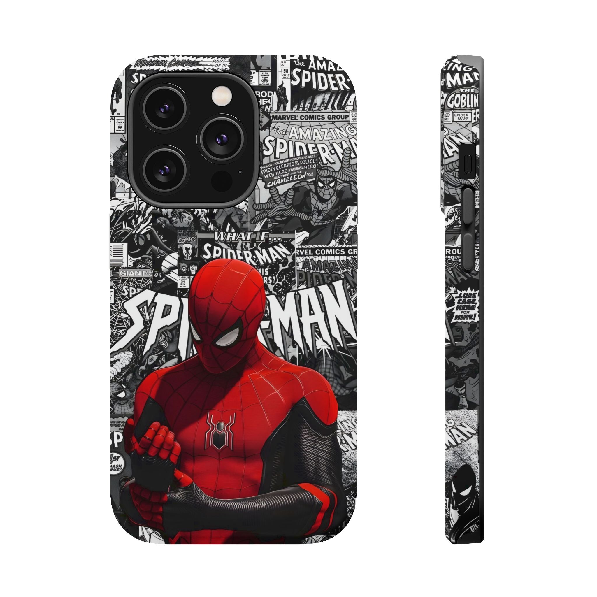 Spider-Man Magnetic Tough Case, Superhero Phone Cover, Gifts for Comic Book Fans, Durable Phone Protection, Kids and Adult Accessories