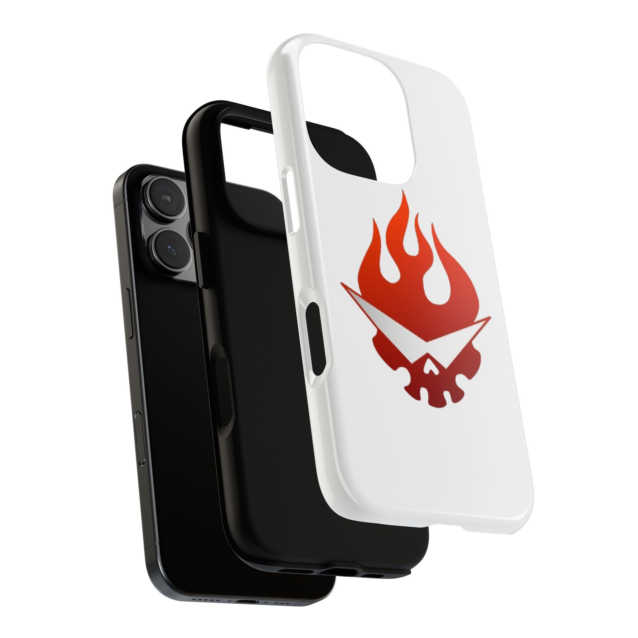 Bold Flame Phone Case, Tough Cases for Daily Protection, Stylish Accessories, Gift for Fire Lovers, Trendy Tech Gear