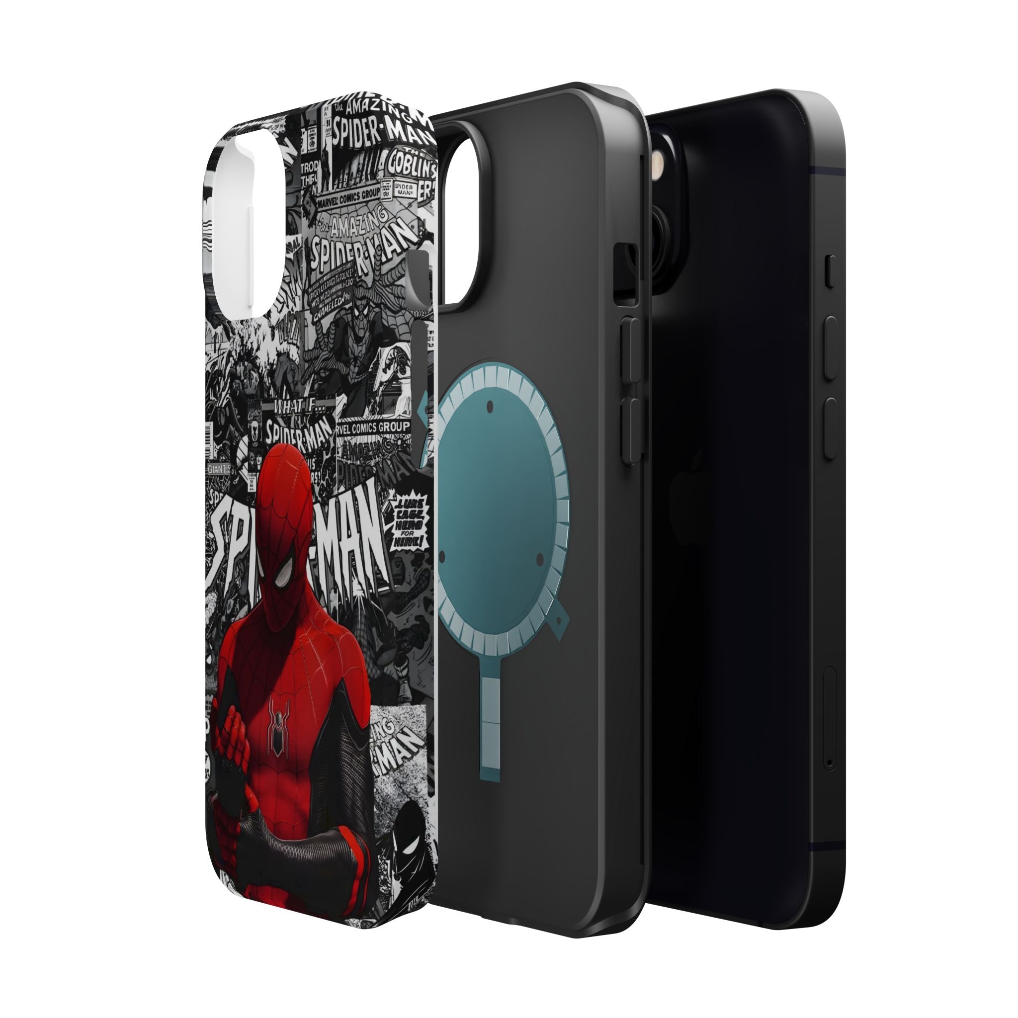 Spider-Man Magnetic Tough Case, Superhero Phone Cover, Gifts for Comic Book Fans, Durable Phone Protection, Kids and Adult Accessories