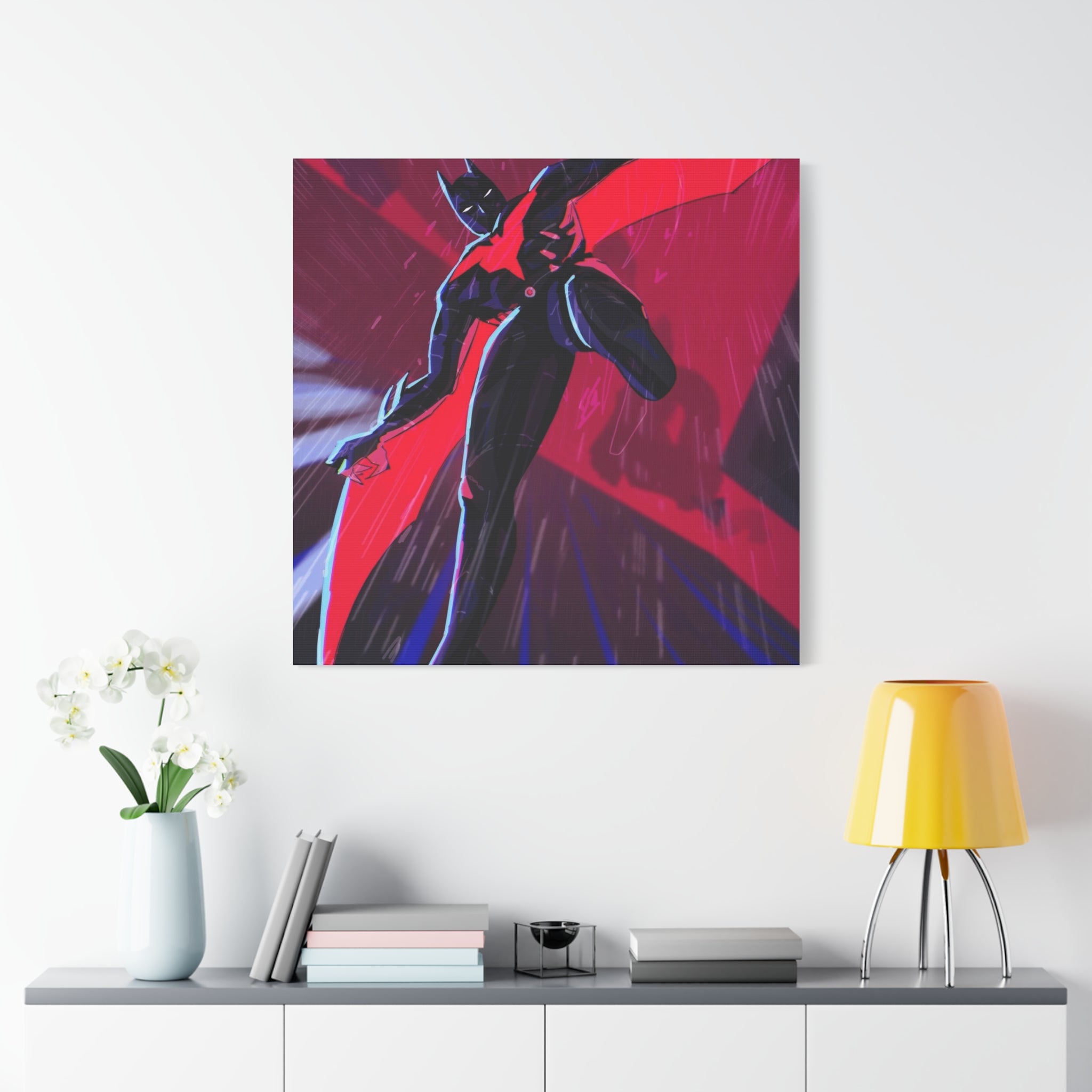 Stretched Canvas Art Print, Gothic Wall Decor, Perfect Gift for Art Lovers, Modern Bedroom Decor, Unique Home Wall Art, Gift for Her