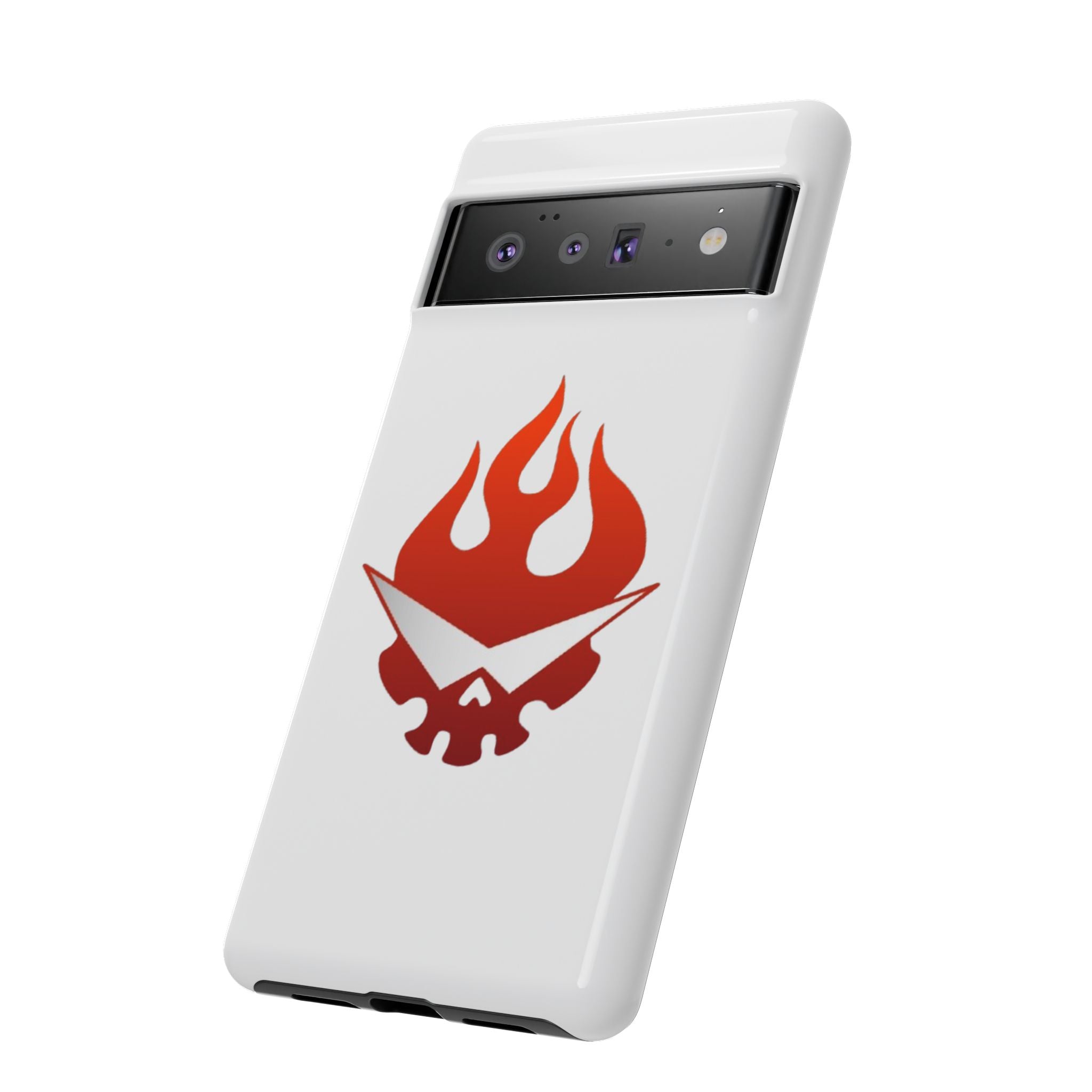 Bold Flame Phone Case, Tough Cases for Daily Protection, Stylish Accessories, Gift for Fire Lovers, Trendy Tech Gear