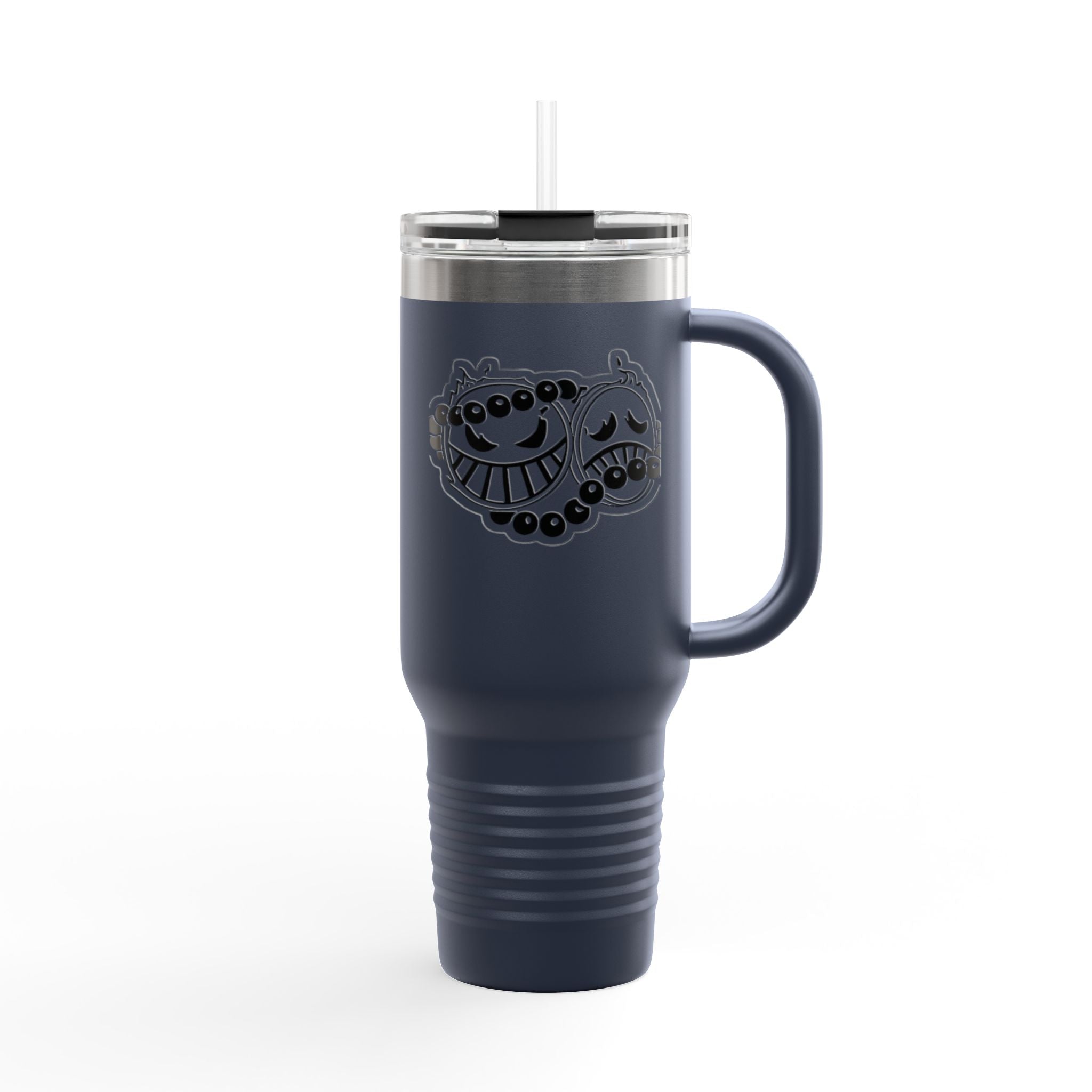Whimsical Insulated Travel Mug, 40oz - Perfect for Coffee Lovers, Road Trips, Office Use, Gifts for Friends, Reusable Drinkware