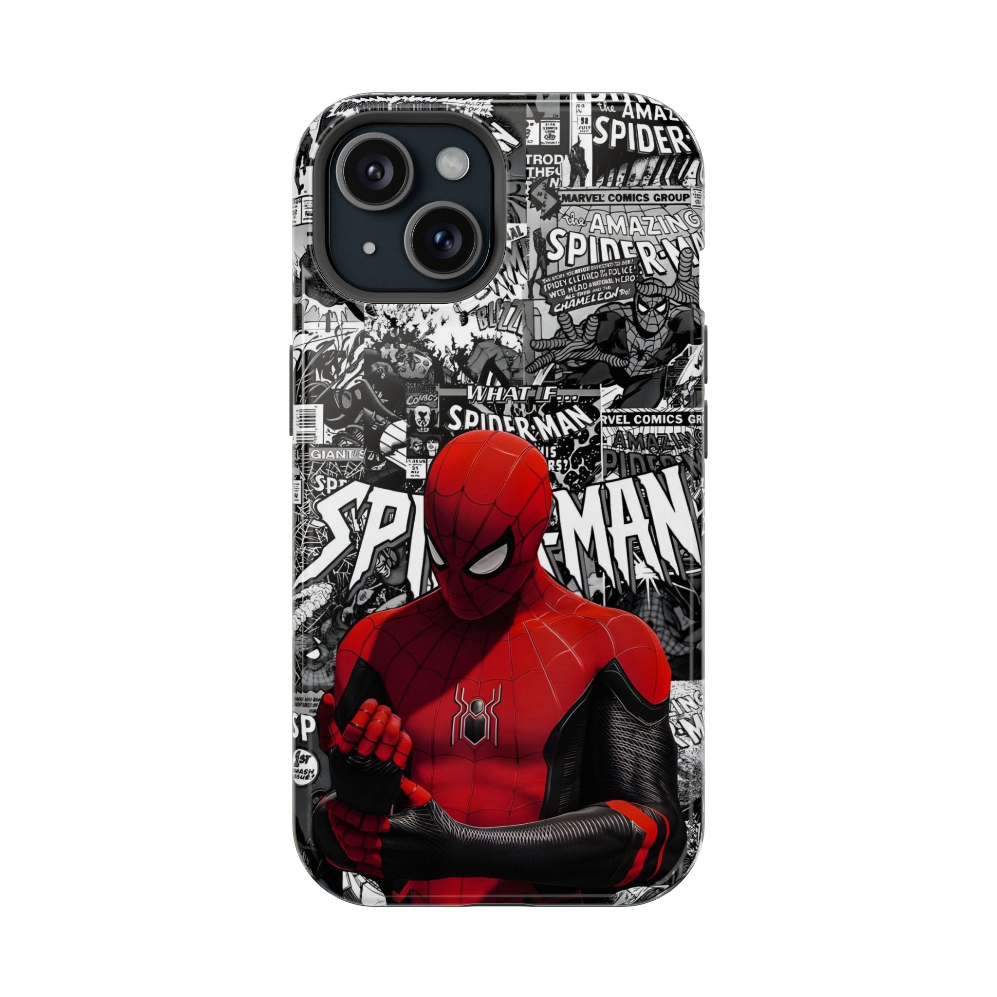 Spider-Man Magnetic Tough Case, Superhero Phone Cover, Gifts for Comic Book Fans, Durable Phone Protection, Kids and Adult Accessories