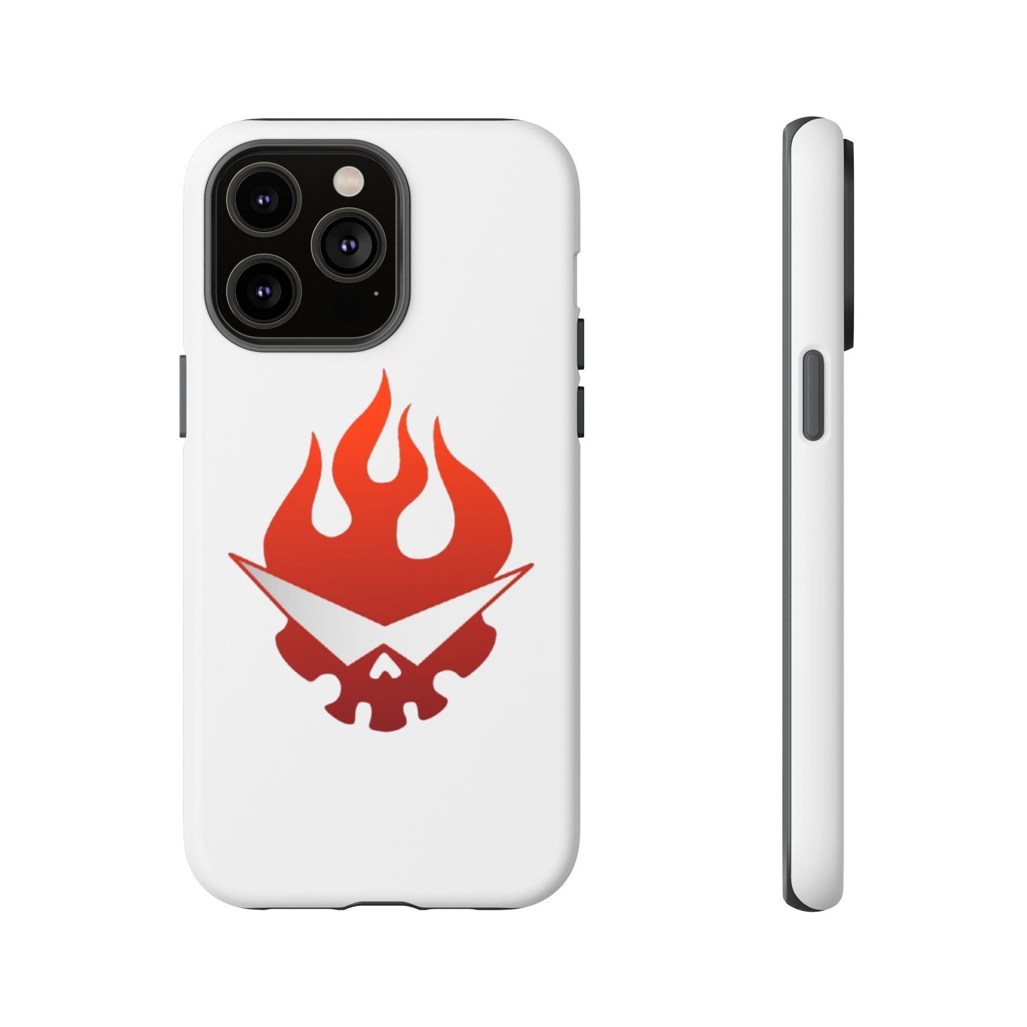 Bold Flame Phone Case, Tough Cases for Daily Protection, Stylish Accessories, Gift for Fire Lovers, Trendy Tech Gear