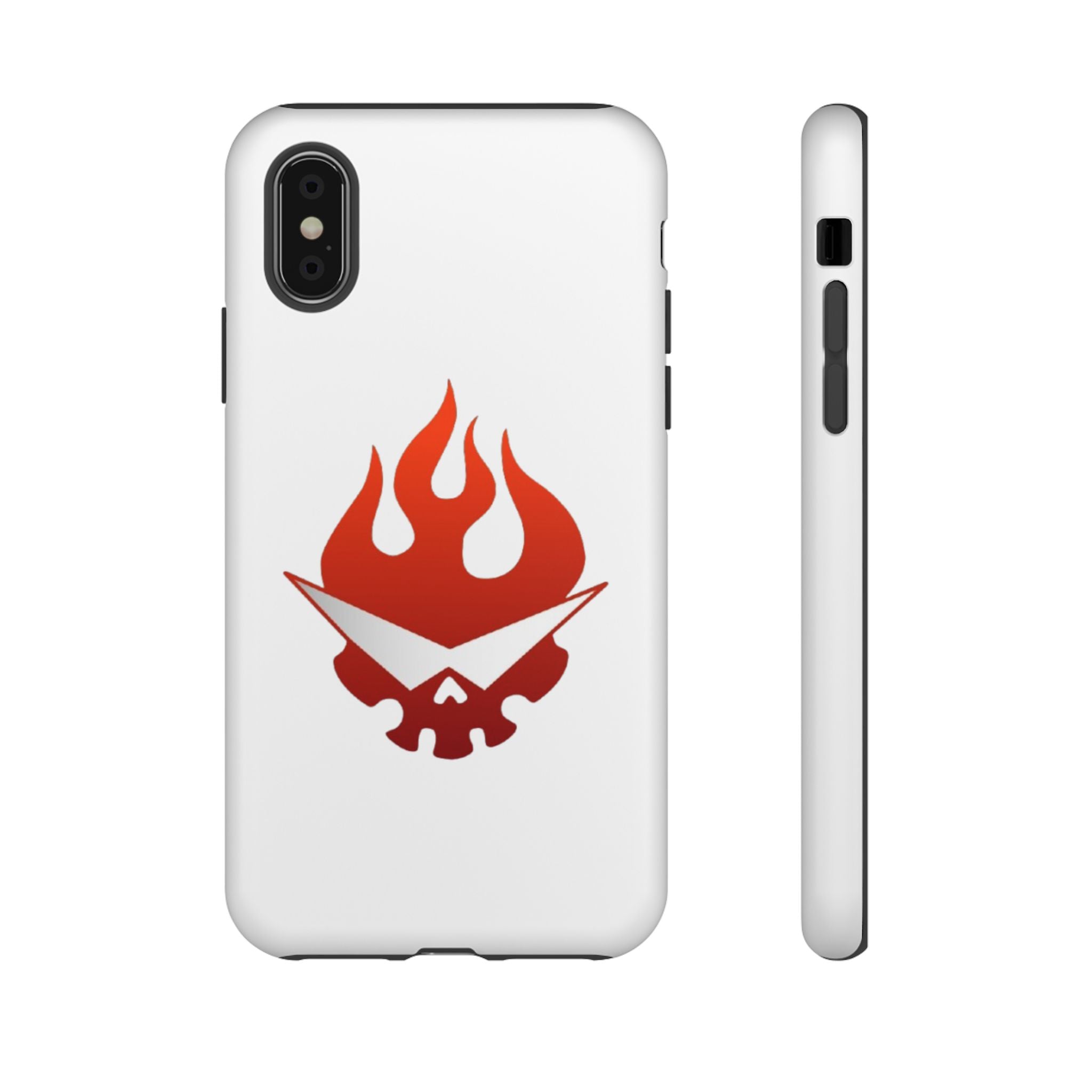 Bold Flame Phone Case, Tough Cases for Daily Protection, Stylish Accessories, Gift for Fire Lovers, Trendy Tech Gear