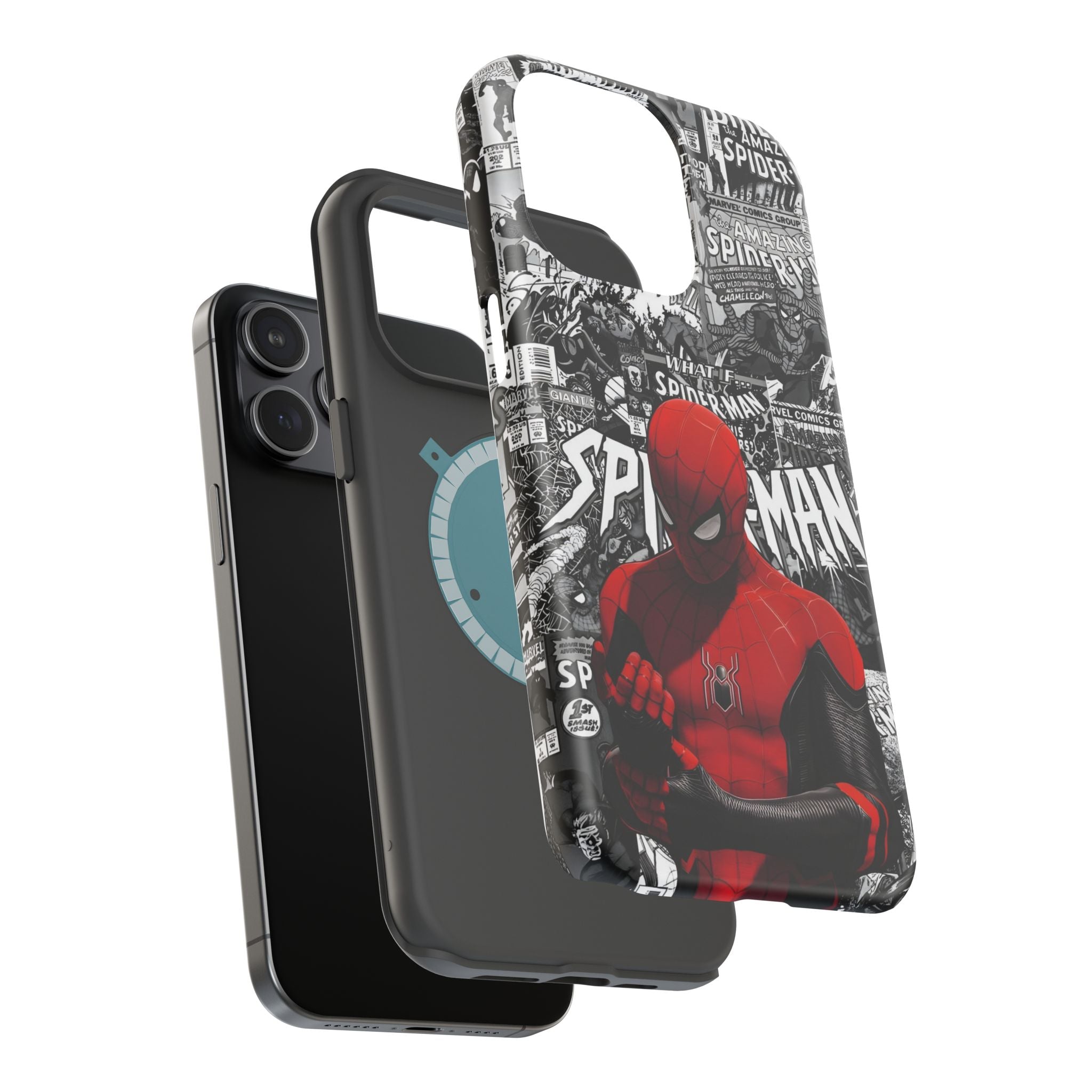 Spider-Man Magnetic Tough Case, Superhero Phone Cover, Gifts for Comic Book Fans, Durable Phone Protection, Kids and Adult Accessories