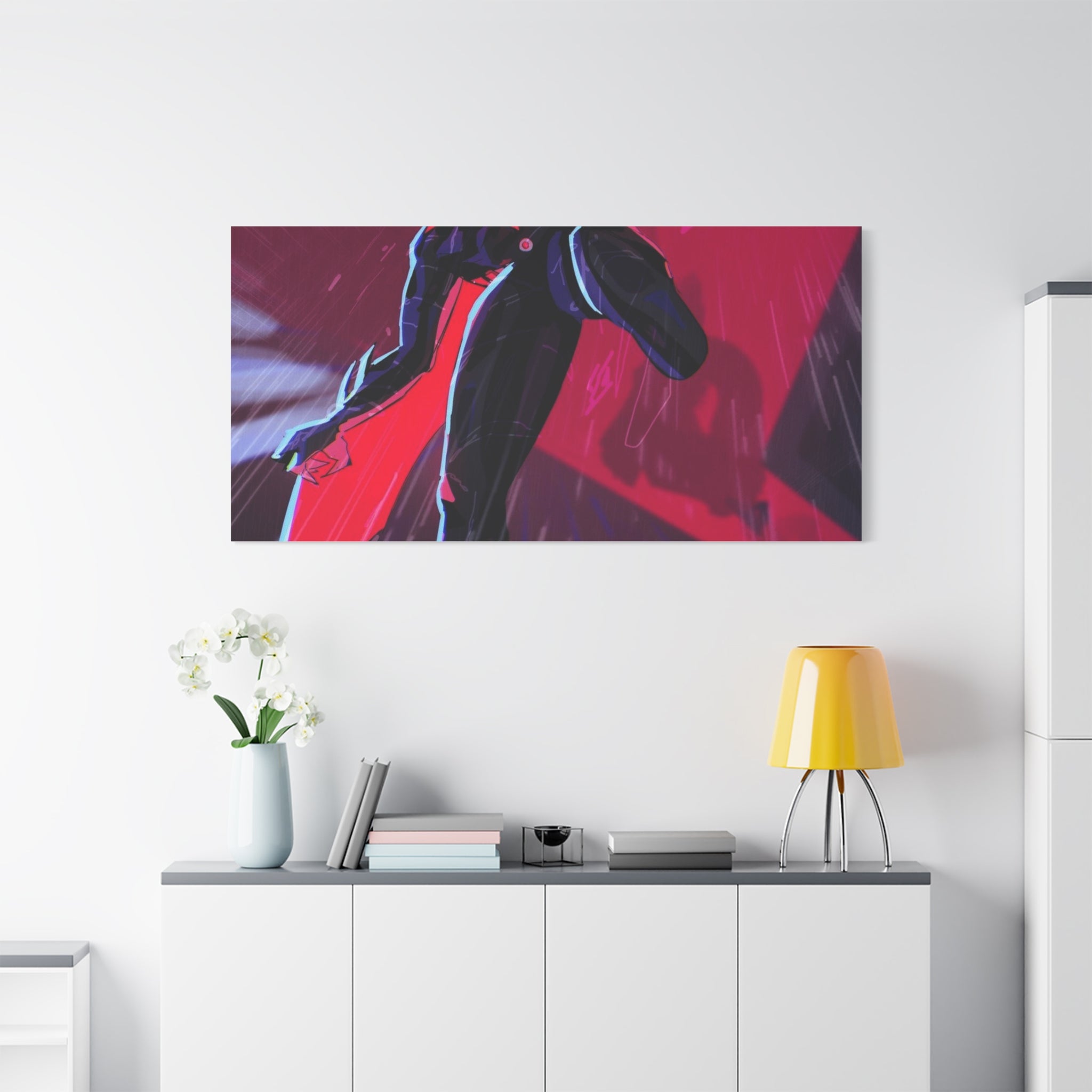 Stretched Canvas Art Print, Gothic Wall Decor, Perfect Gift for Art Lovers, Modern Bedroom Decor, Unique Home Wall Art, Gift for Her