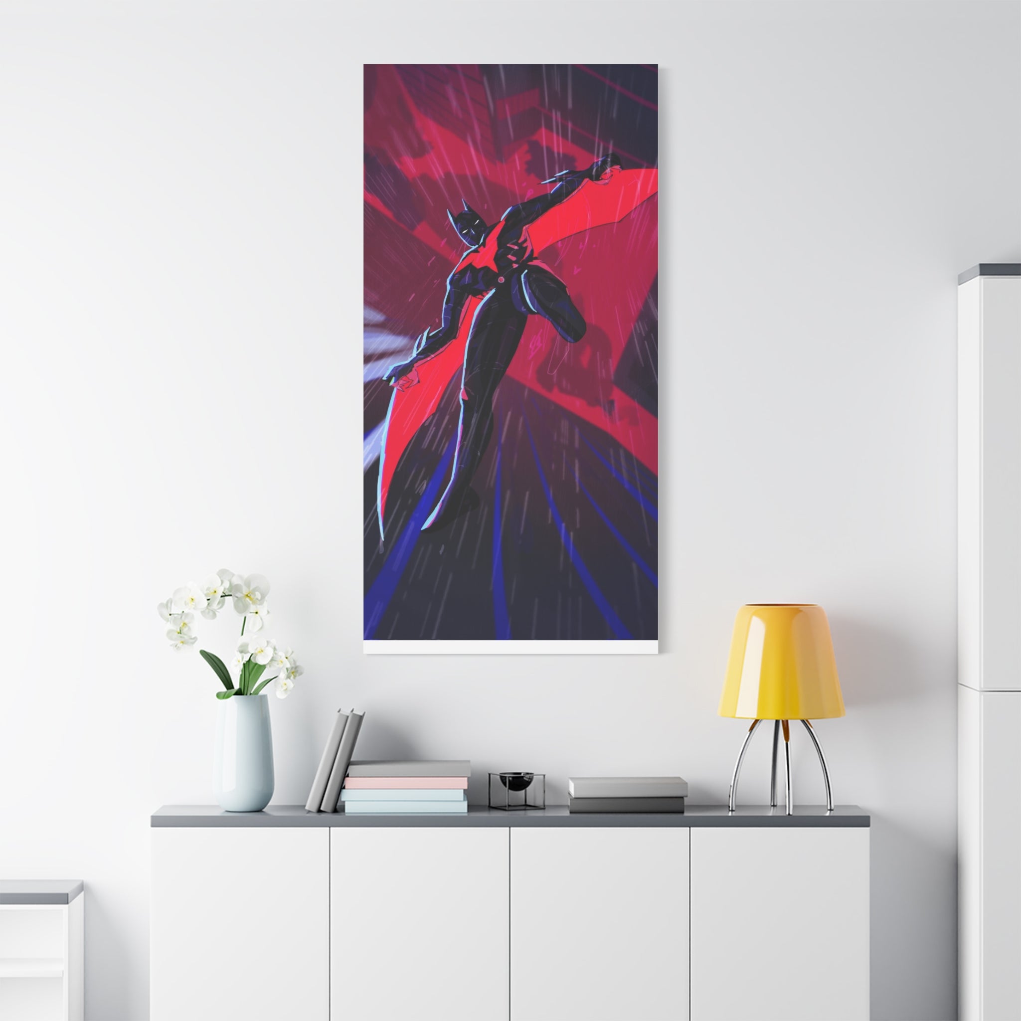 Stretched Canvas Art Print, Gothic Wall Decor, Perfect Gift for Art Lovers, Modern Bedroom Decor, Unique Home Wall Art, Gift for Her