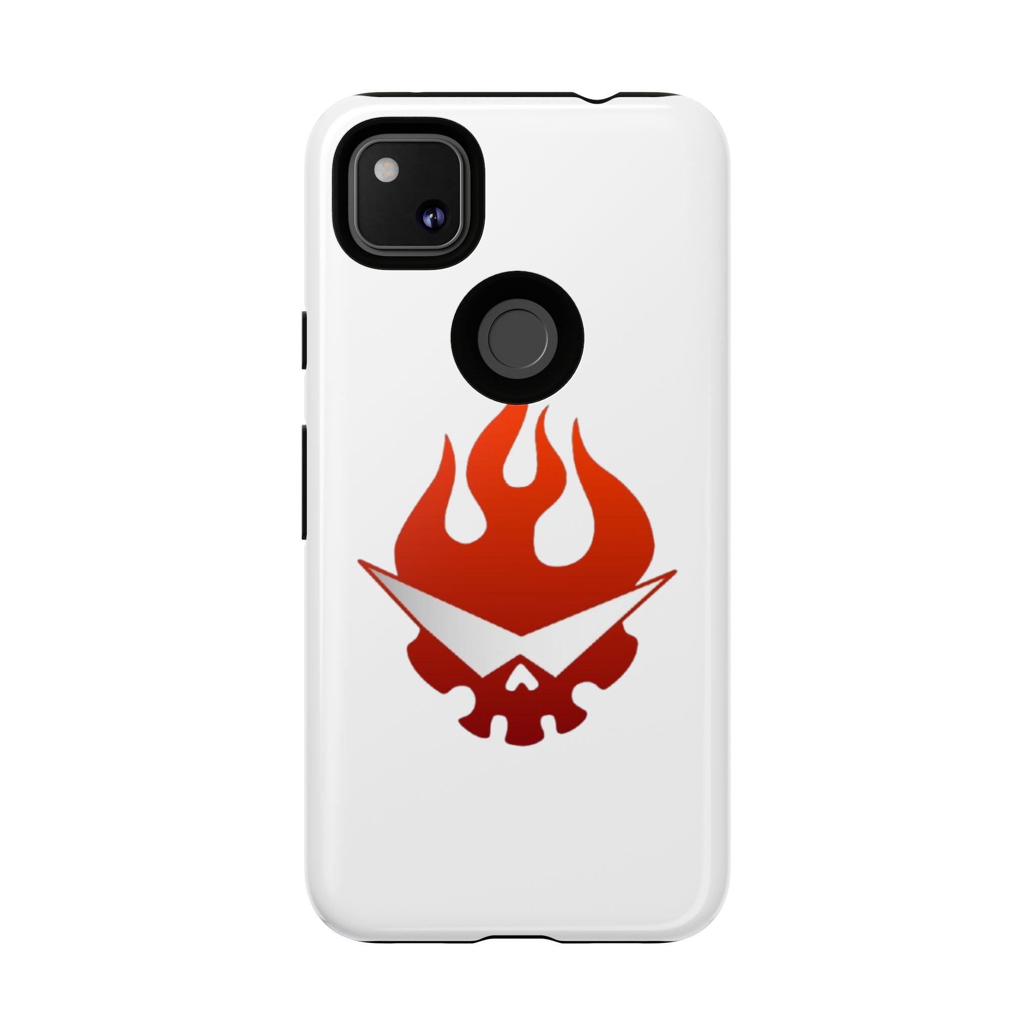 Bold Flame Phone Case, Tough Cases for Daily Protection, Stylish Accessories, Gift for Fire Lovers, Trendy Tech Gear