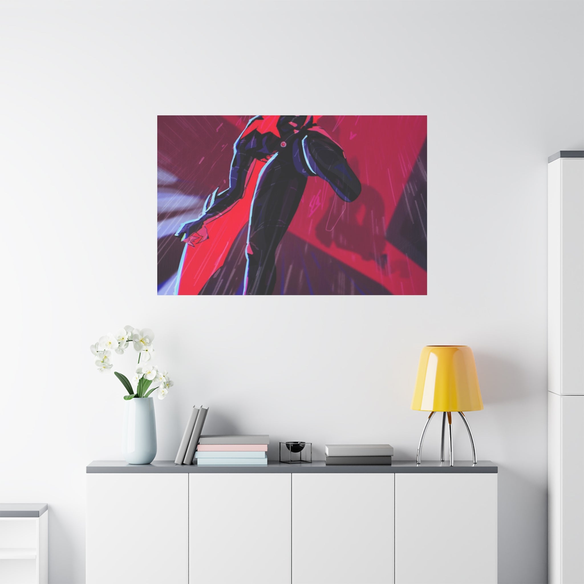 Stretched Canvas Art Print, Gothic Wall Decor, Perfect Gift for Art Lovers, Modern Bedroom Decor, Unique Home Wall Art, Gift for Her