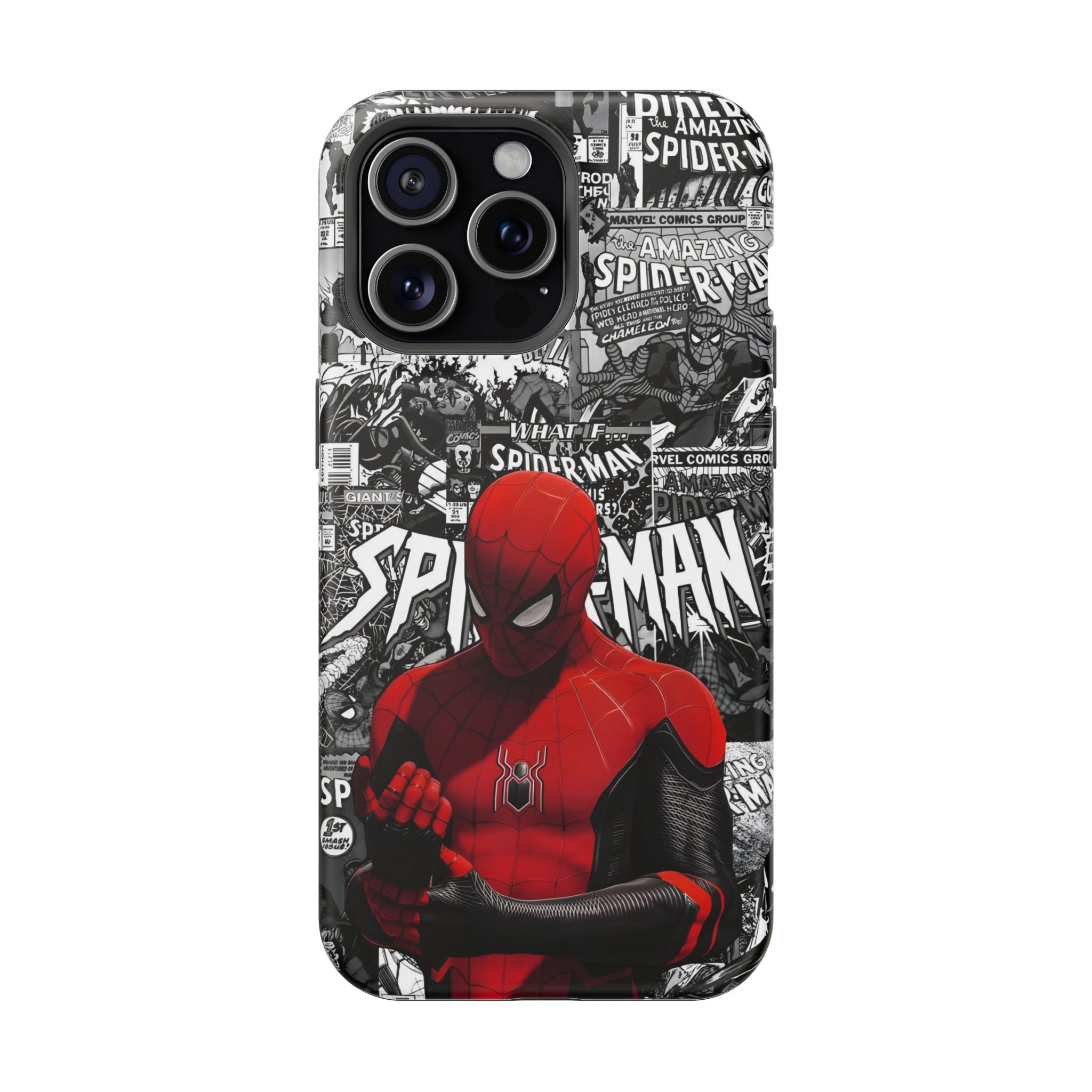 Spider-Man Magnetic Tough Case, Superhero Phone Cover, Gifts for Comic Book Fans, Durable Phone Protection, Kids and Adult Accessories