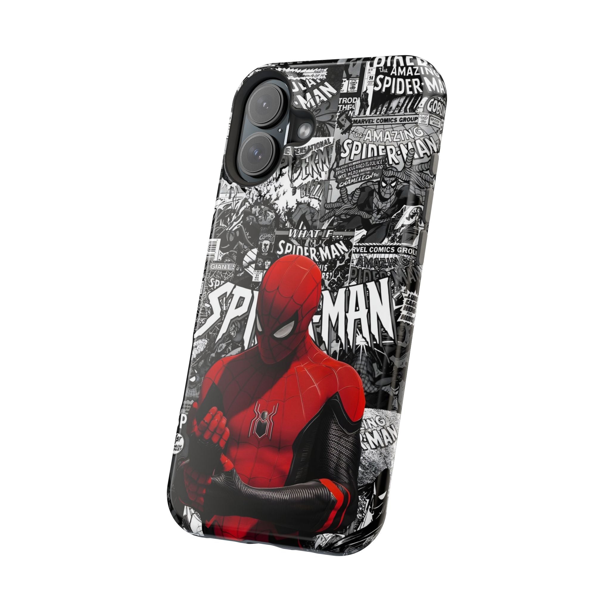 Spider-Man Magnetic Tough Case, Superhero Phone Cover, Gifts for Comic Book Fans, Durable Phone Protection, Kids and Adult Accessories