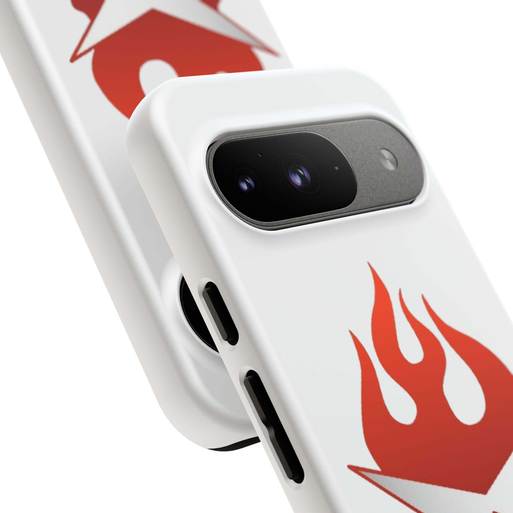 Bold Flame Phone Case, Tough Cases for Daily Protection, Stylish Accessories, Gift for Fire Lovers, Trendy Tech Gear