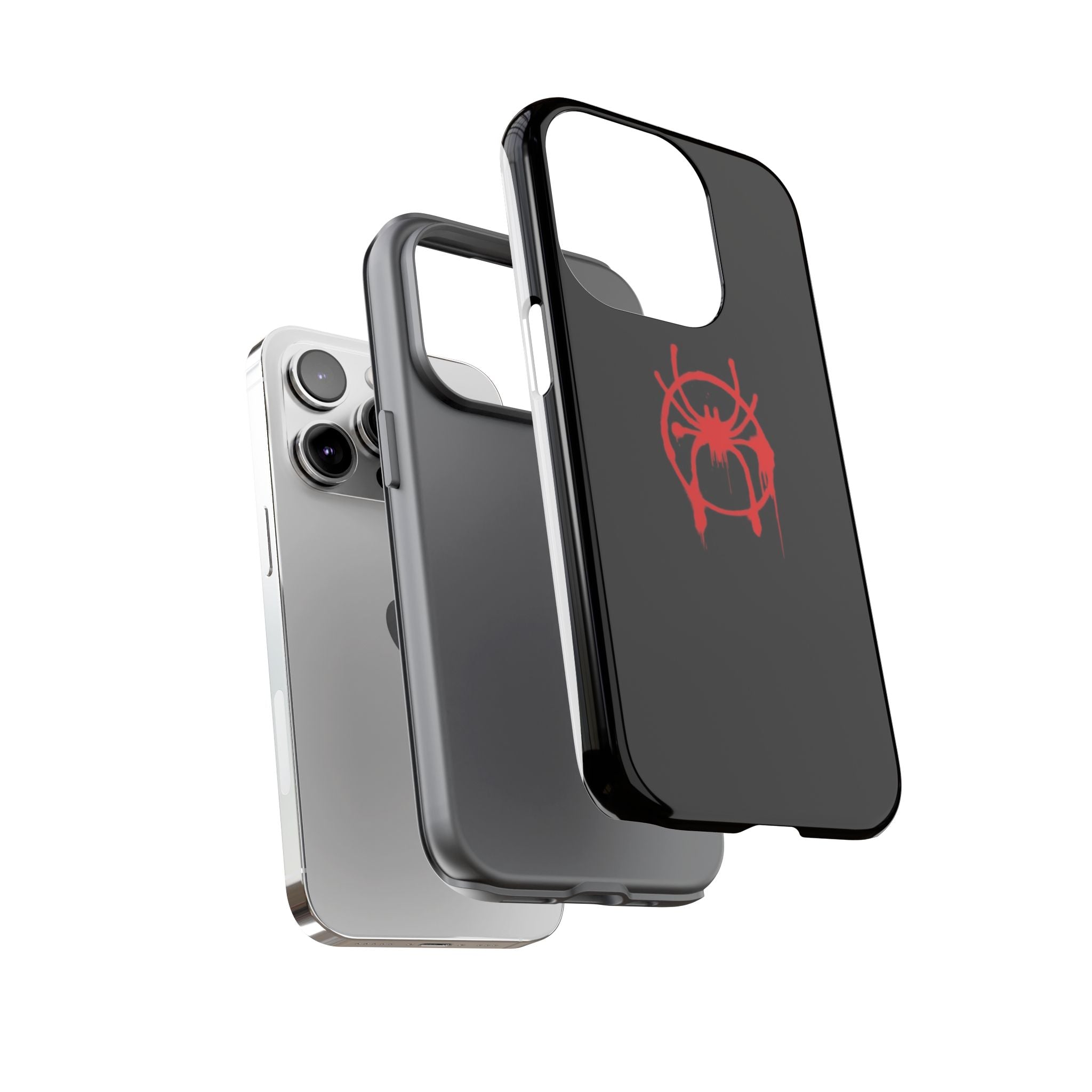 Red Spider Graphic Phone Case, Tough Phone Cover, Custom Mobile Protector, Stylish Gadget Accessory, Gift for Spider Fans