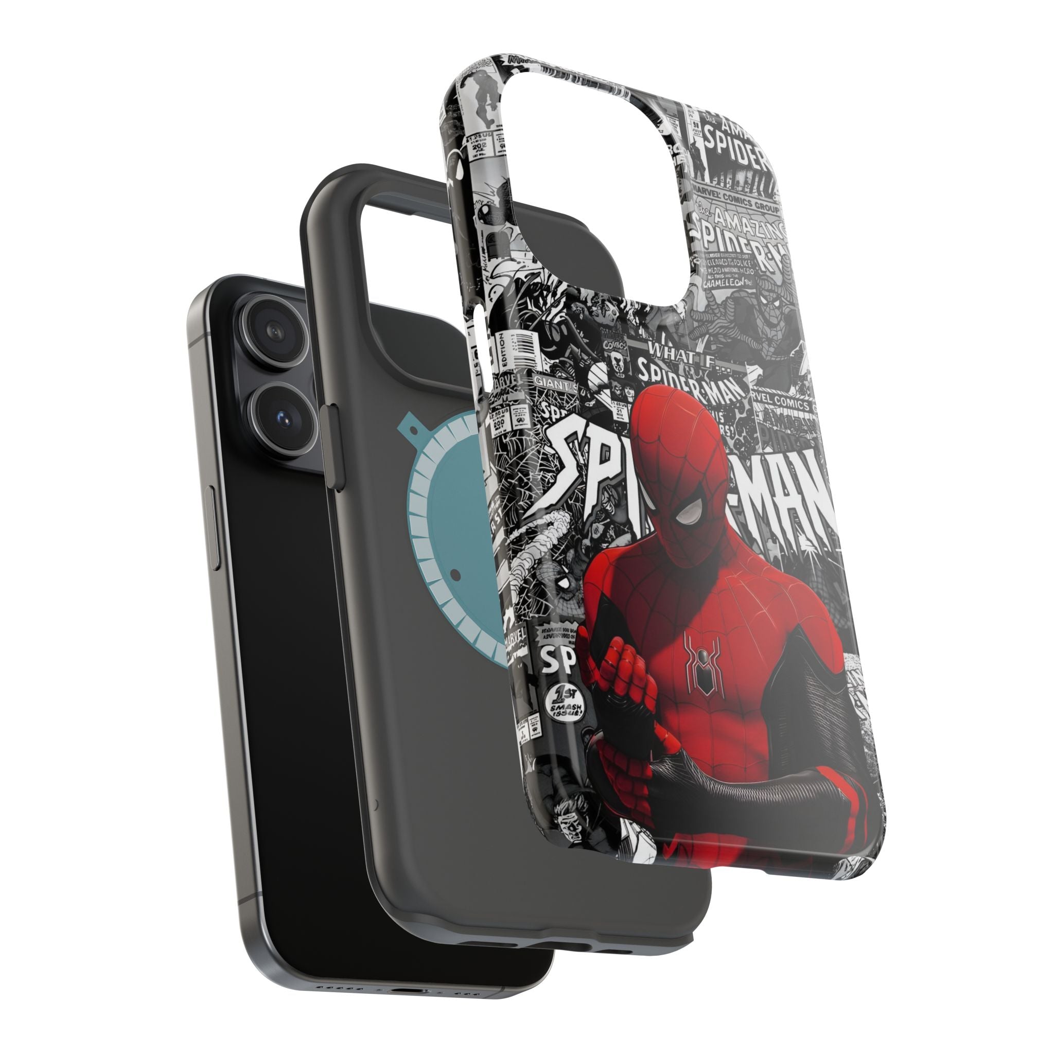 Spider-Man Magnetic Tough Case, Superhero Phone Cover, Gifts for Comic Book Fans, Durable Phone Protection, Kids and Adult Accessories