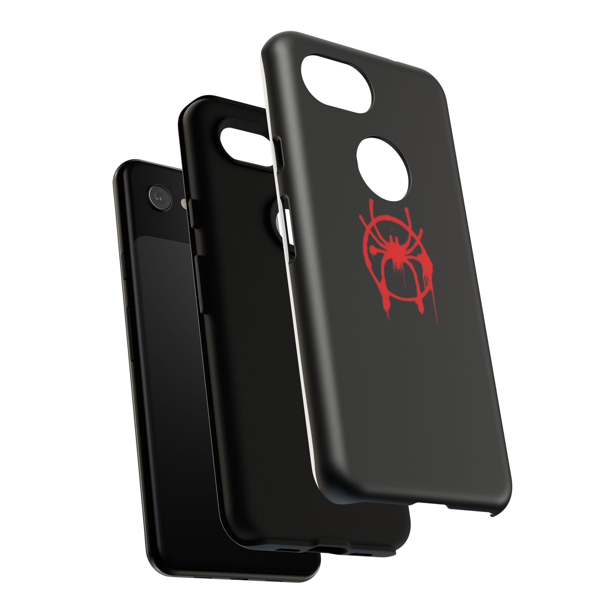 Red Spider Graphic Phone Case, Tough Phone Cover, Custom Mobile Protector, Stylish Gadget Accessory, Gift for Spider Fans