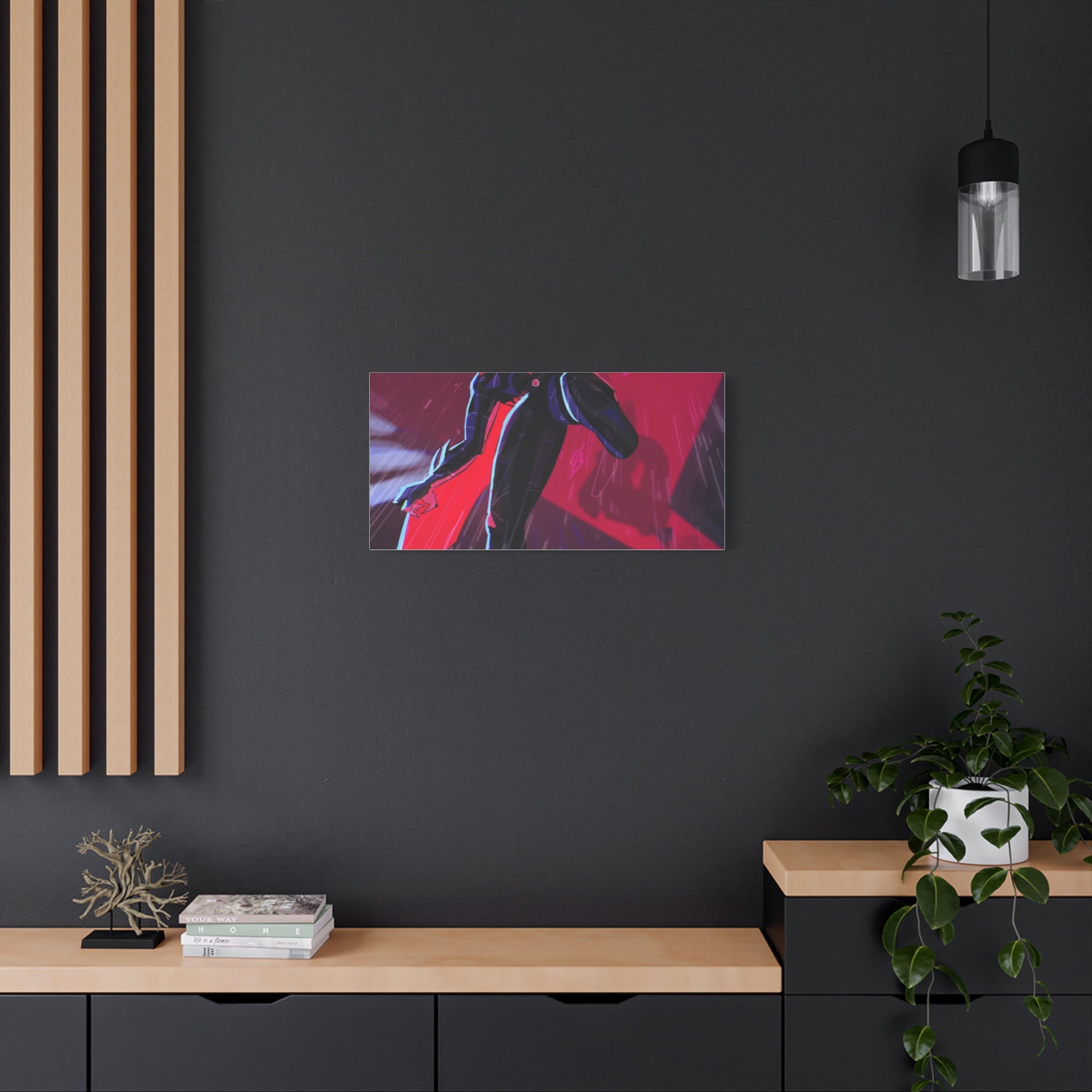 Stretched Canvas Art Print, Gothic Wall Decor, Perfect Gift for Art Lovers, Modern Bedroom Decor, Unique Home Wall Art, Gift for Her