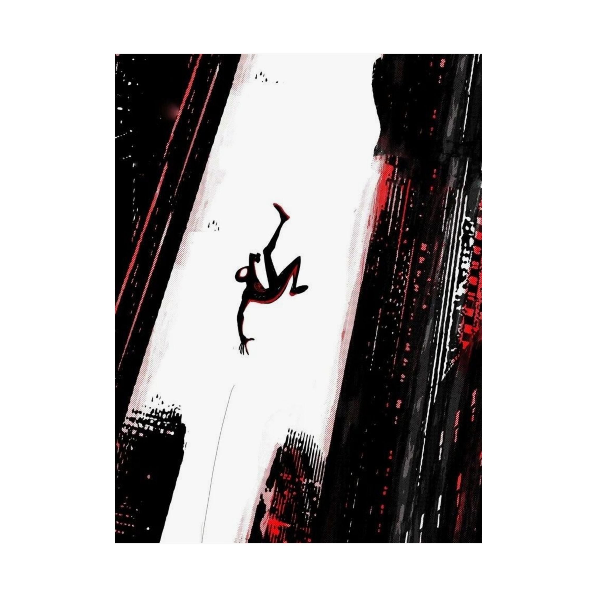 Dynamic Wall Art Prints, Bold Graphic Posters, Home Decor, Gift for Art Lovers, Modern Minimalist Poster, Spider Themed Artwork