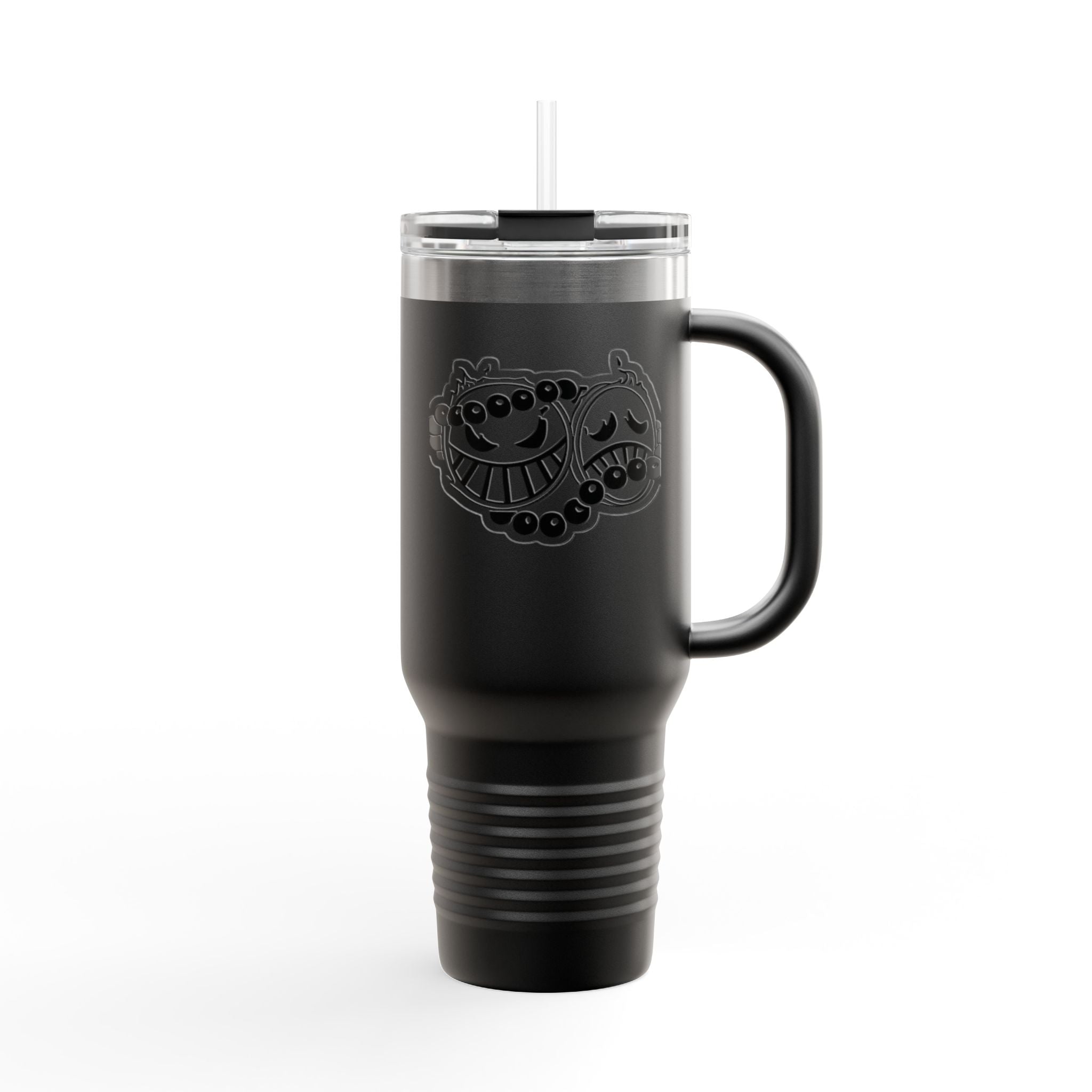 Whimsical Insulated Travel Mug, 40oz - Perfect for Coffee Lovers, Road Trips, Office Use, Gifts for Friends, Reusable Drinkware