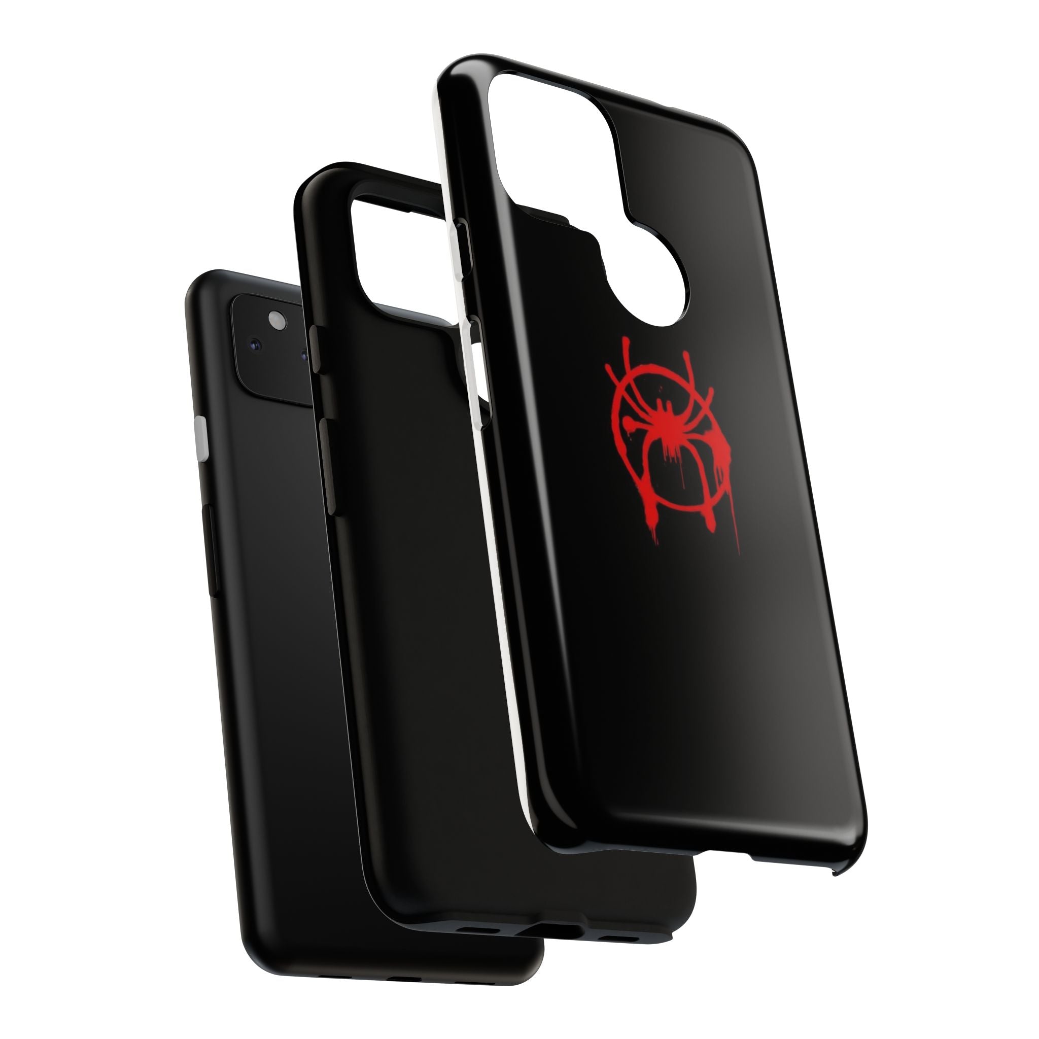 Red Spider Graphic Phone Case, Tough Phone Cover, Custom Mobile Protector, Stylish Gadget Accessory, Gift for Spider Fans