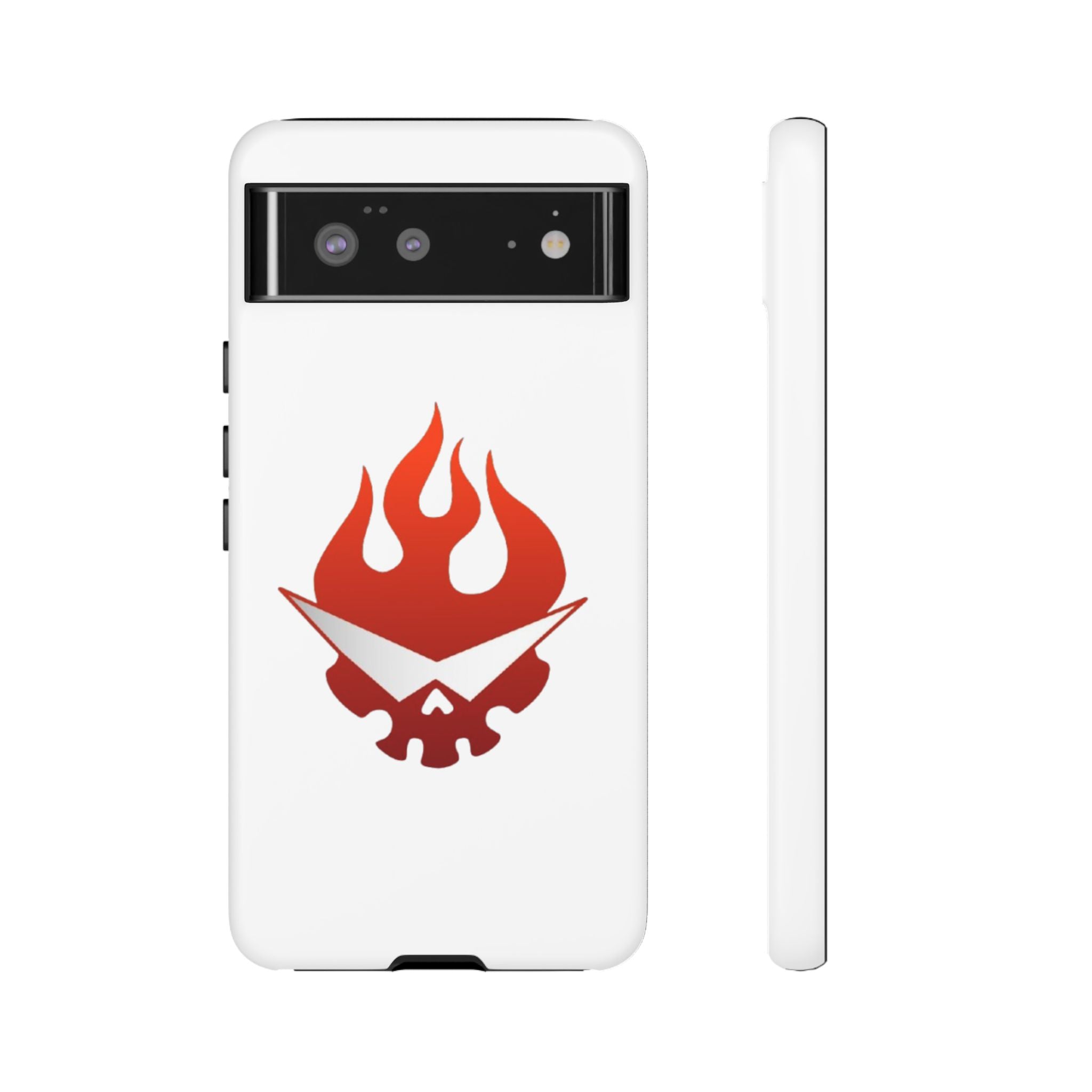 Bold Flame Phone Case, Tough Cases for Daily Protection, Stylish Accessories, Gift for Fire Lovers, Trendy Tech Gear