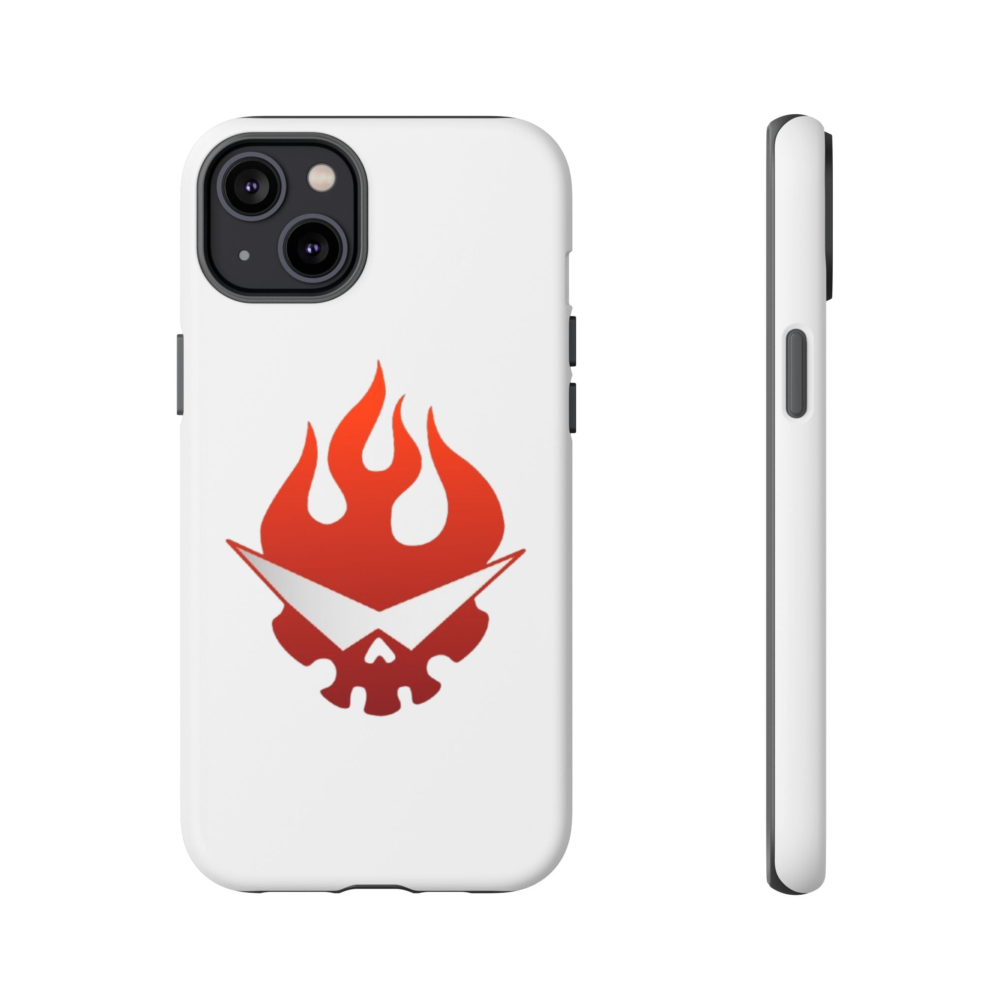 Bold Flame Phone Case, Tough Cases for Daily Protection, Stylish Accessories, Gift for Fire Lovers, Trendy Tech Gear