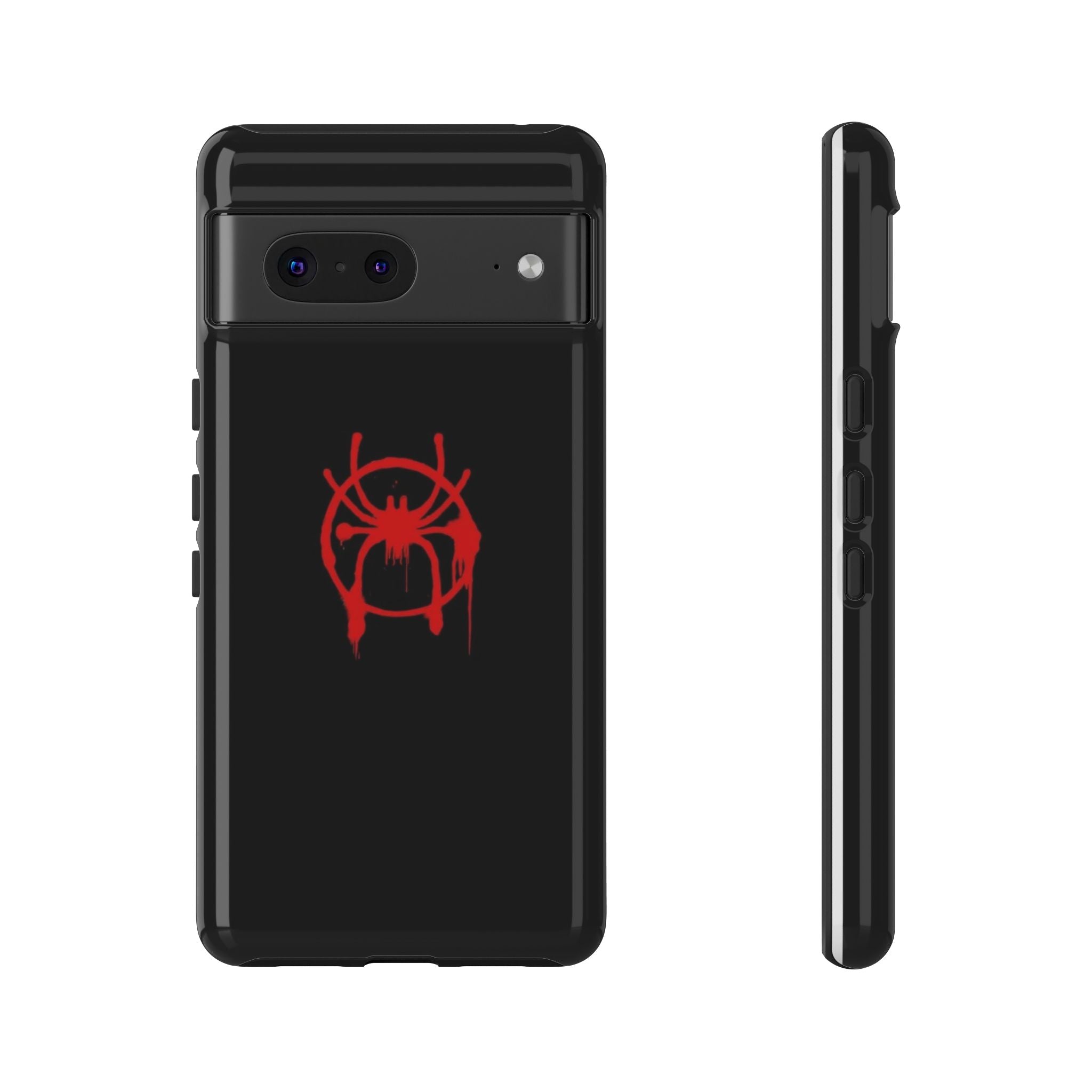 Red Spider Graphic Phone Case, Tough Phone Cover, Custom Mobile Protector, Stylish Gadget Accessory, Gift for Spider Fans