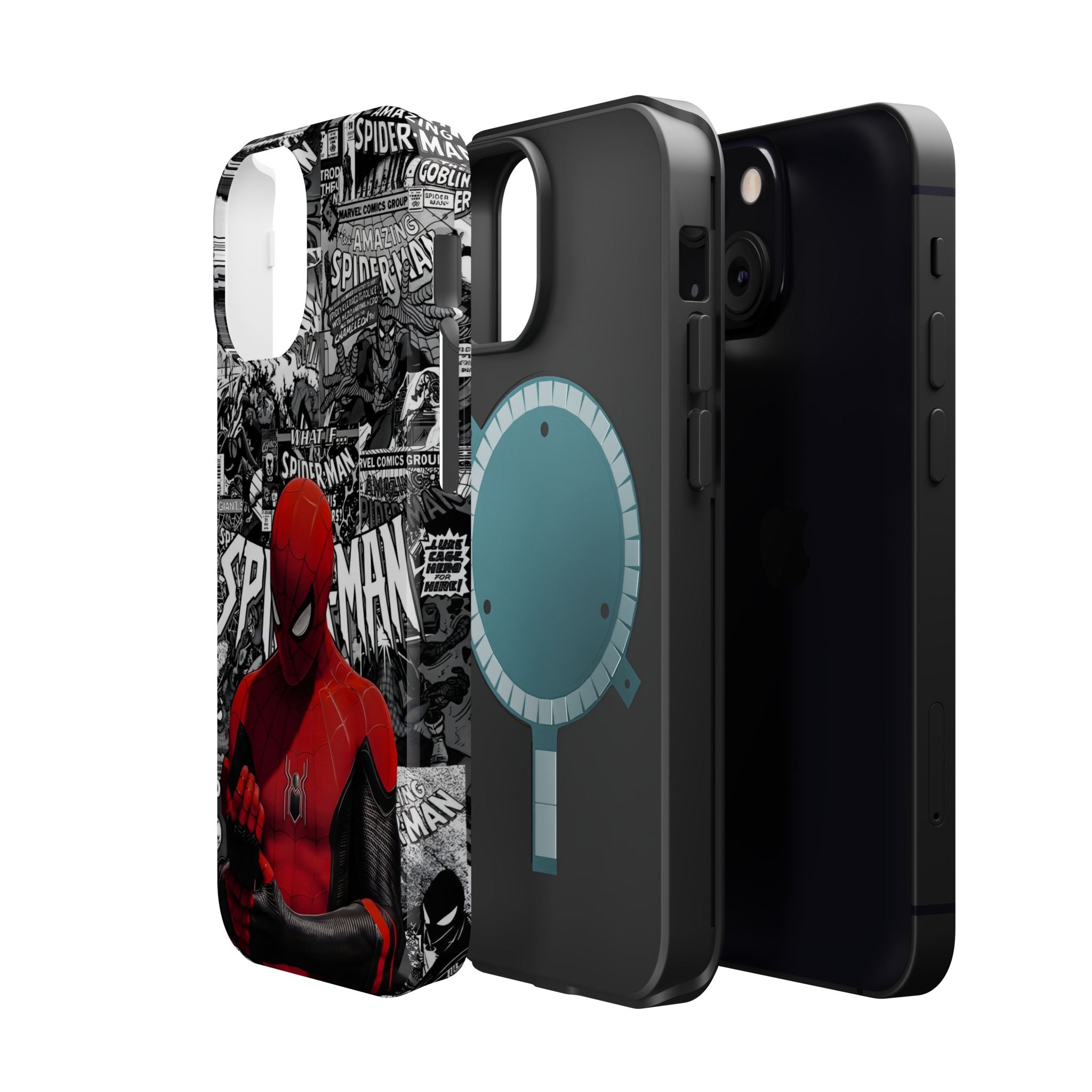 Spider-Man Magnetic Tough Case, Superhero Phone Cover, Gifts for Comic Book Fans, Durable Phone Protection, Kids and Adult Accessories