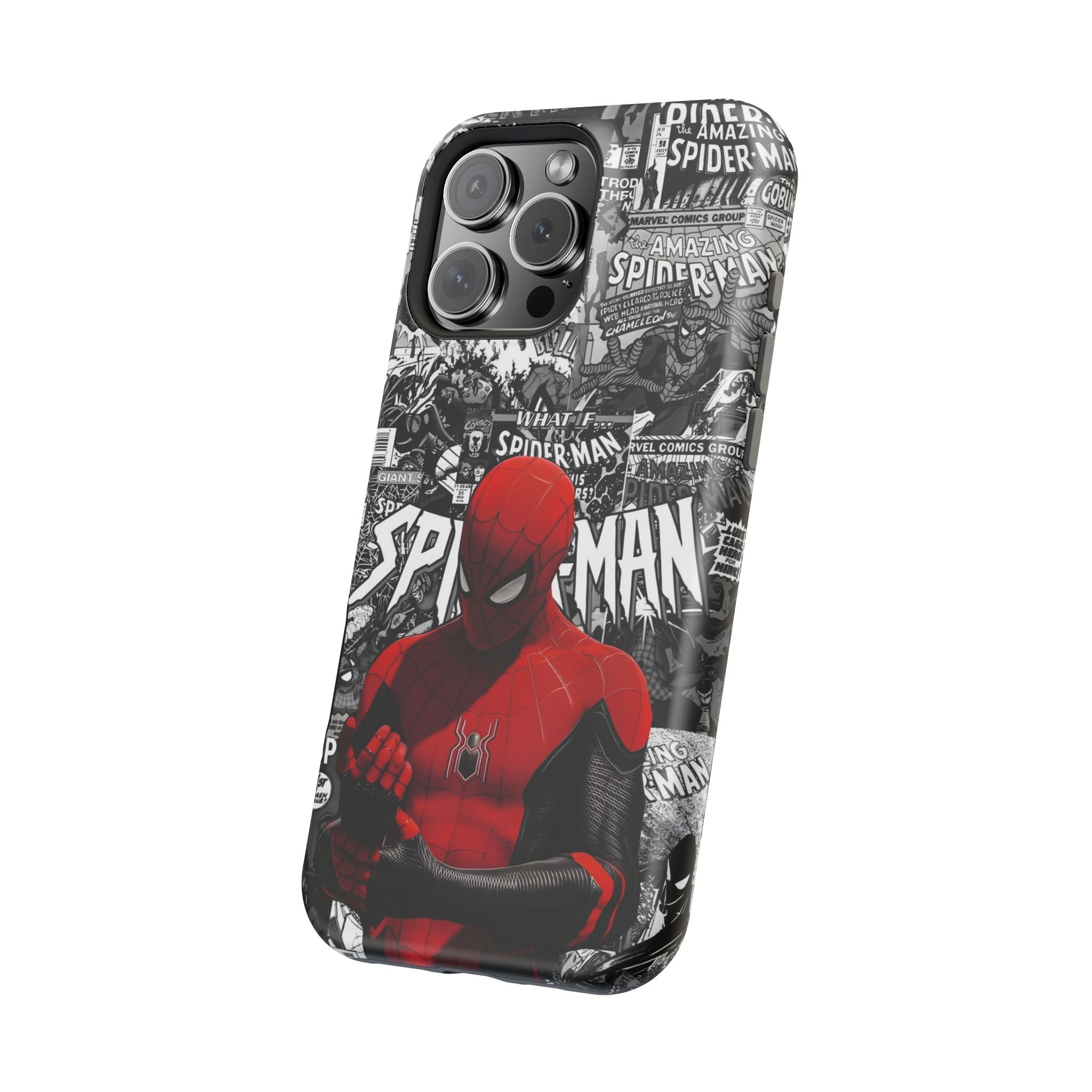 Spider-Man Magnetic Tough Case, Superhero Phone Cover, Gifts for Comic Book Fans, Durable Phone Protection, Kids and Adult Accessories