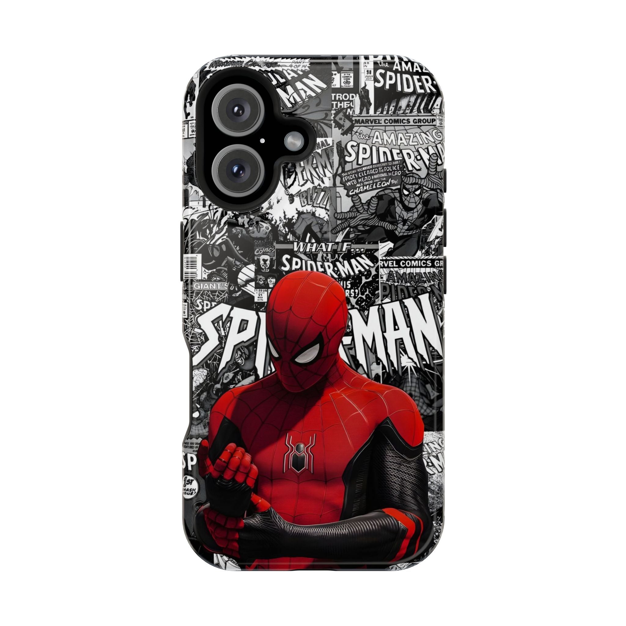 Spider-Man Magnetic Tough Case, Superhero Phone Cover, Gifts for Comic Book Fans, Durable Phone Protection, Kids and Adult Accessories