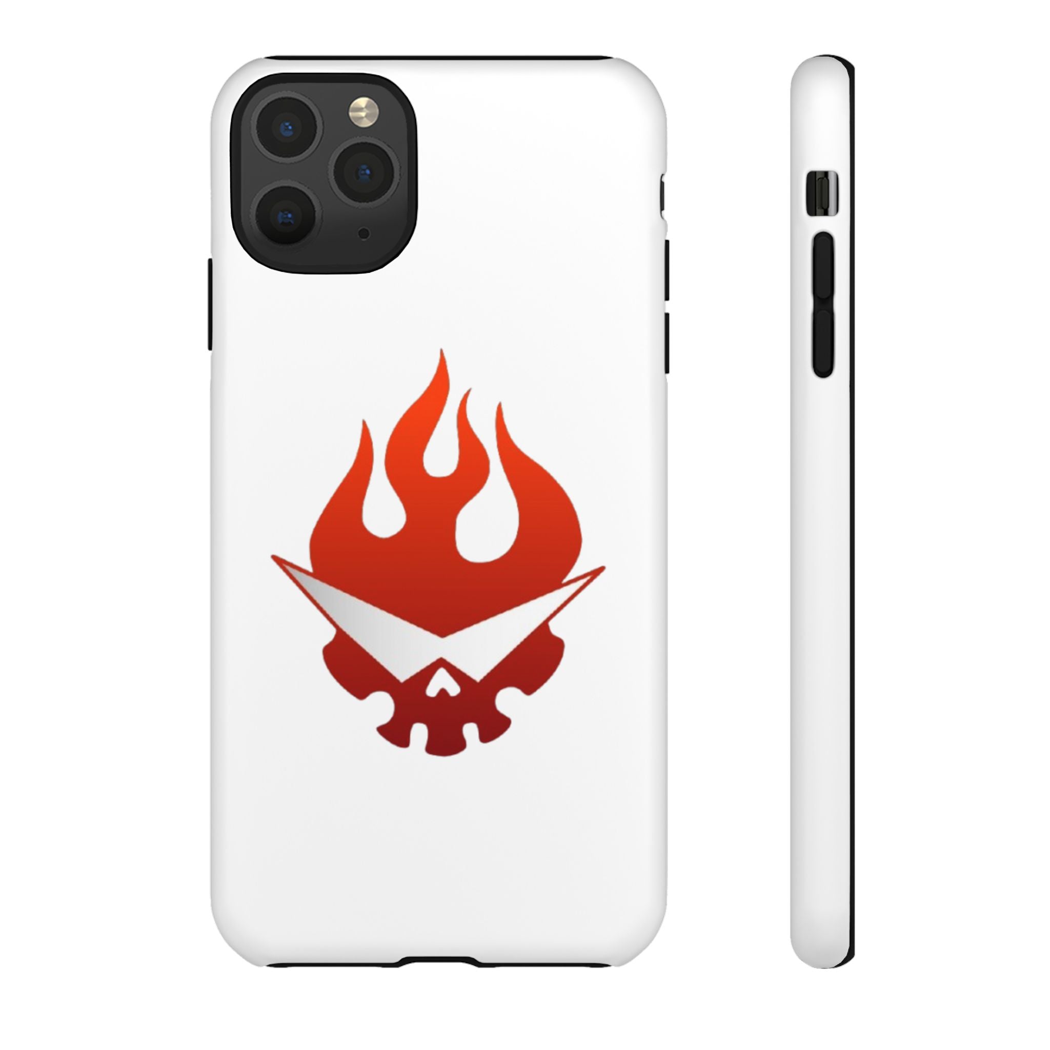 Bold Flame Phone Case, Tough Cases for Daily Protection, Stylish Accessories, Gift for Fire Lovers, Trendy Tech Gear