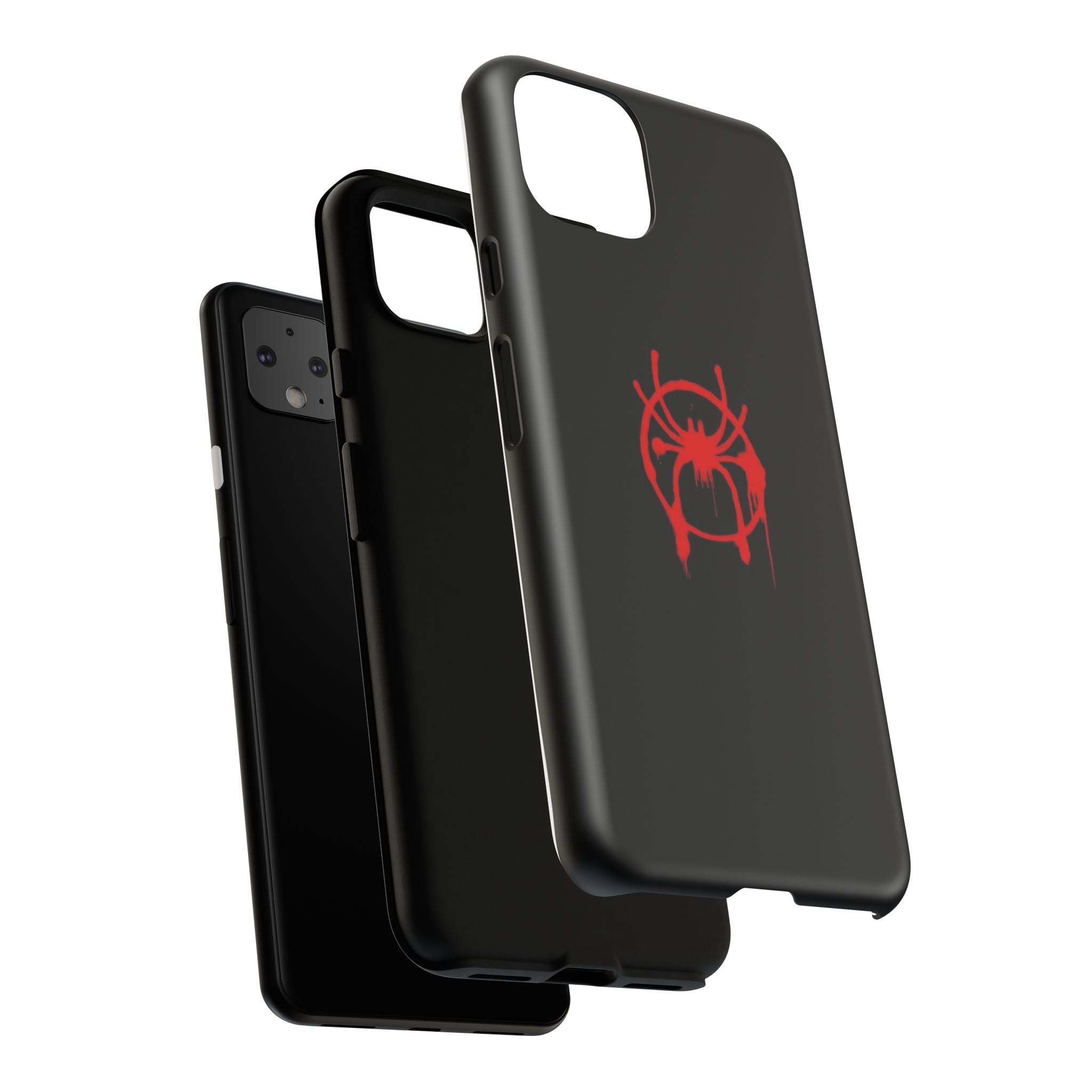 Red Spider Graphic Phone Case, Tough Phone Cover, Custom Mobile Protector, Stylish Gadget Accessory, Gift for Spider Fans