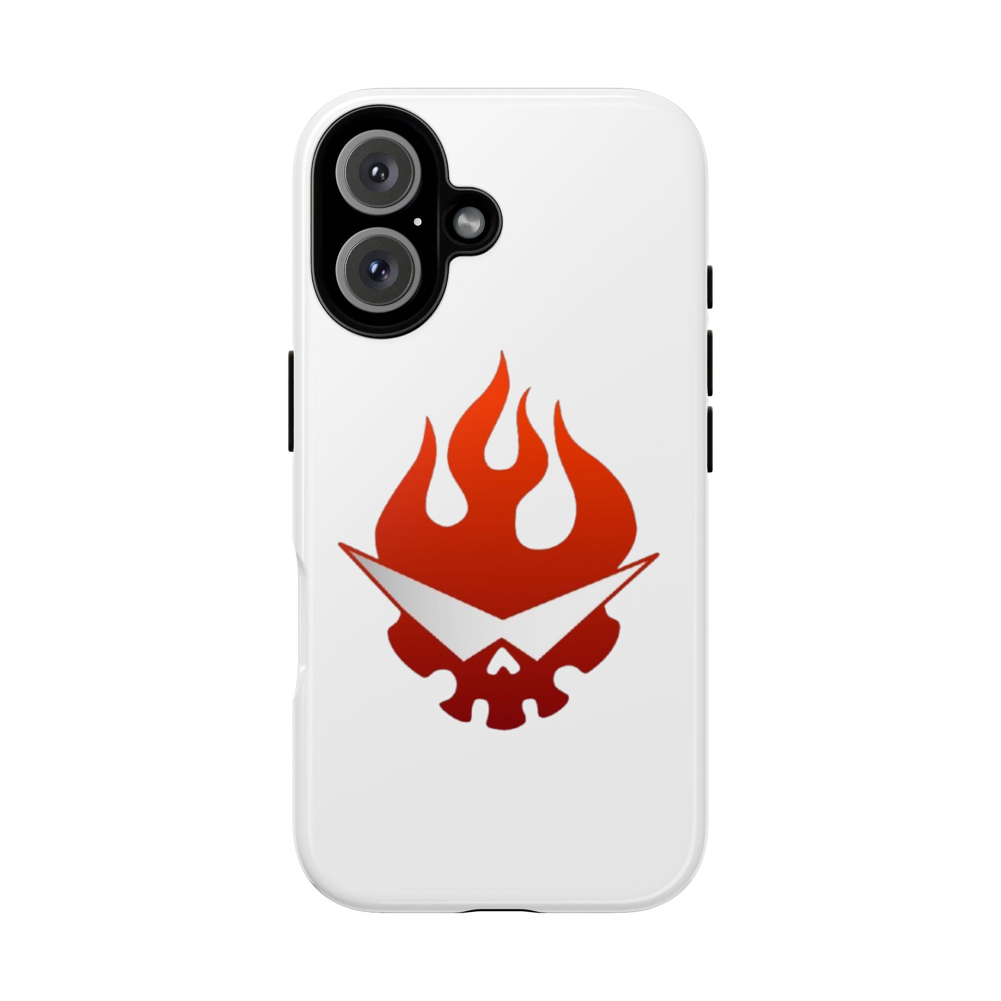Bold Flame Phone Case, Tough Cases for Daily Protection, Stylish Accessories, Gift for Fire Lovers, Trendy Tech Gear