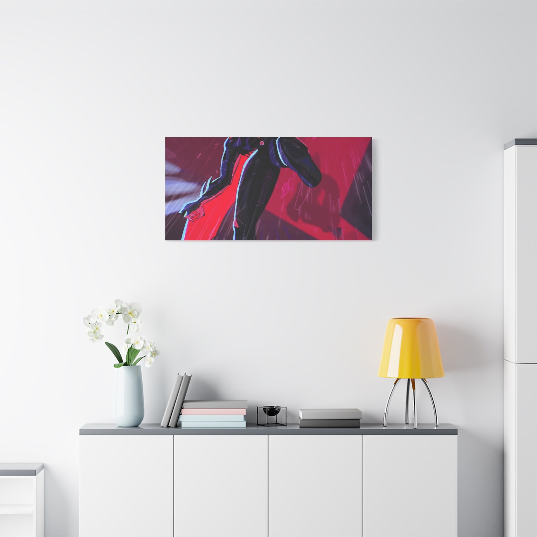 Stretched Canvas Art Print, Gothic Wall Decor, Perfect Gift for Art Lovers, Modern Bedroom Decor, Unique Home Wall Art, Gift for Her
