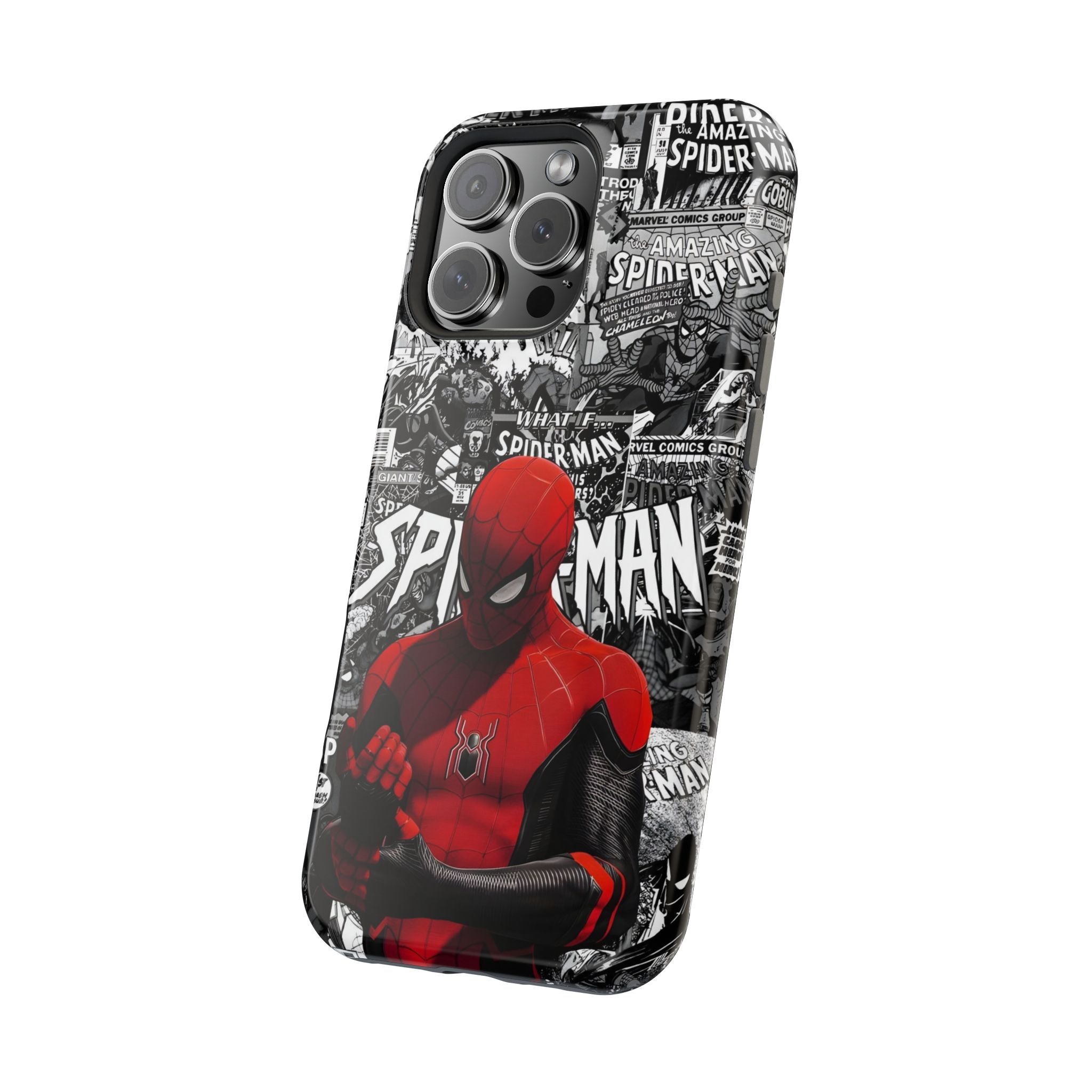Spider-Man Magnetic Tough Case, Superhero Phone Cover, Gifts for Comic Book Fans, Durable Phone Protection, Kids and Adult Accessories