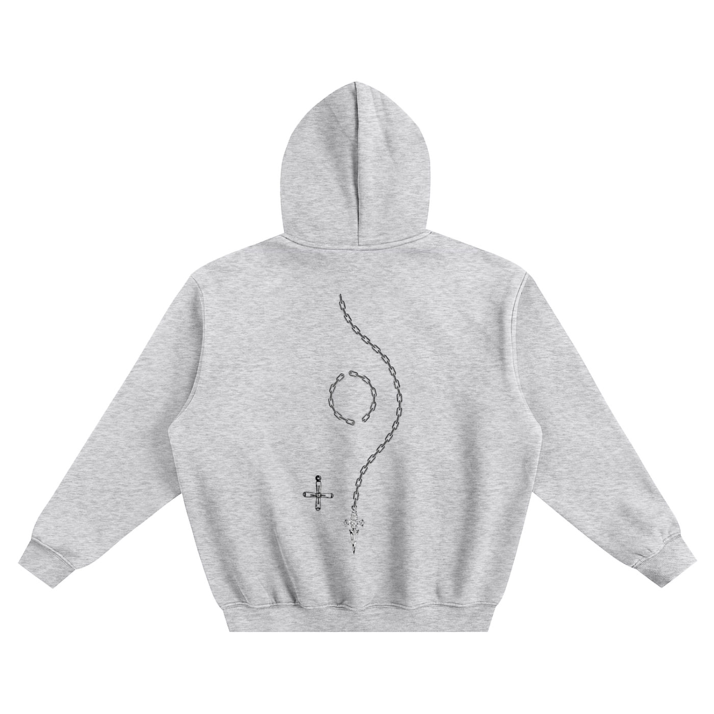 Fleeced Boxy Hoodie
