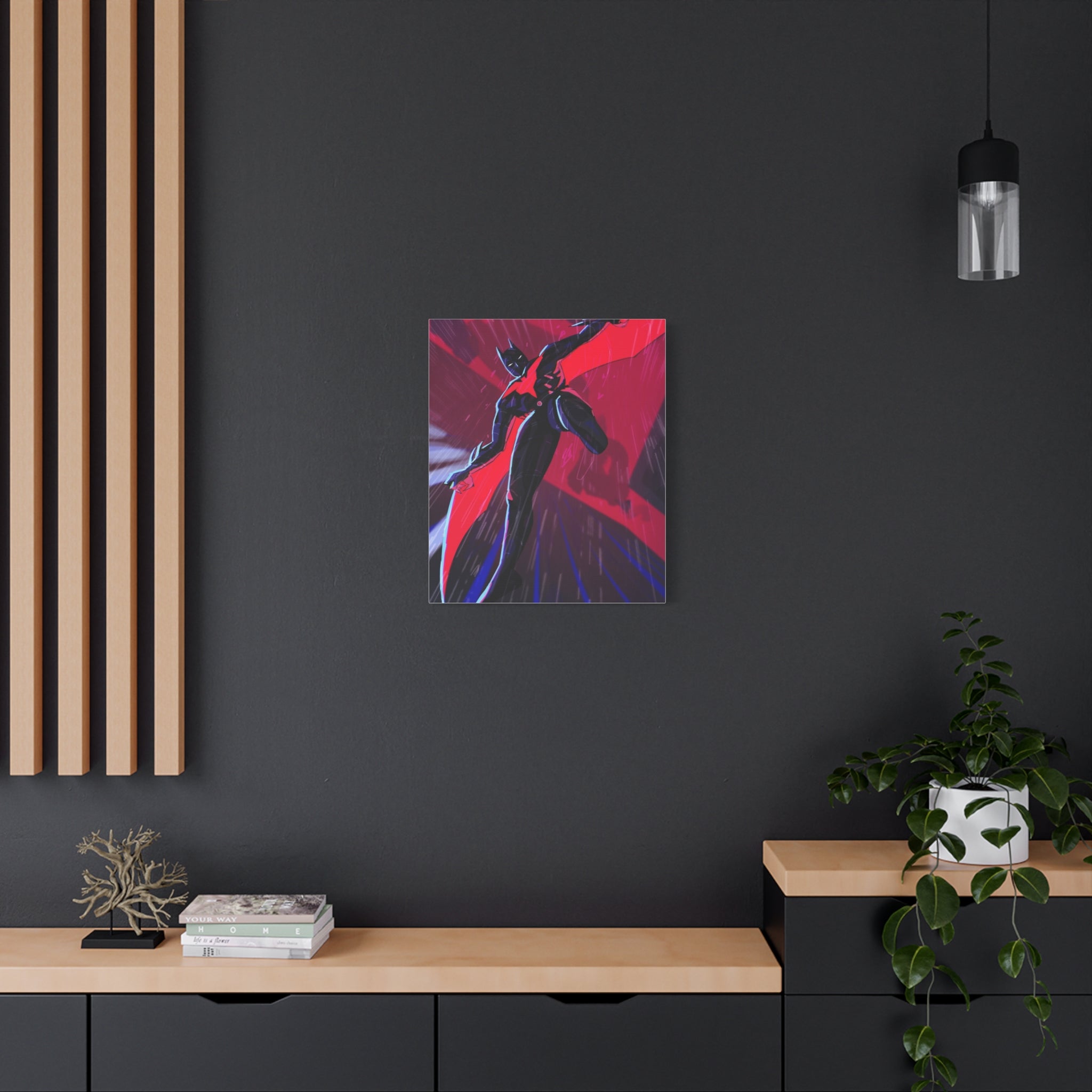 Stretched Canvas Art Print, Gothic Wall Decor, Perfect Gift for Art Lovers, Modern Bedroom Decor, Unique Home Wall Art, Gift for Her