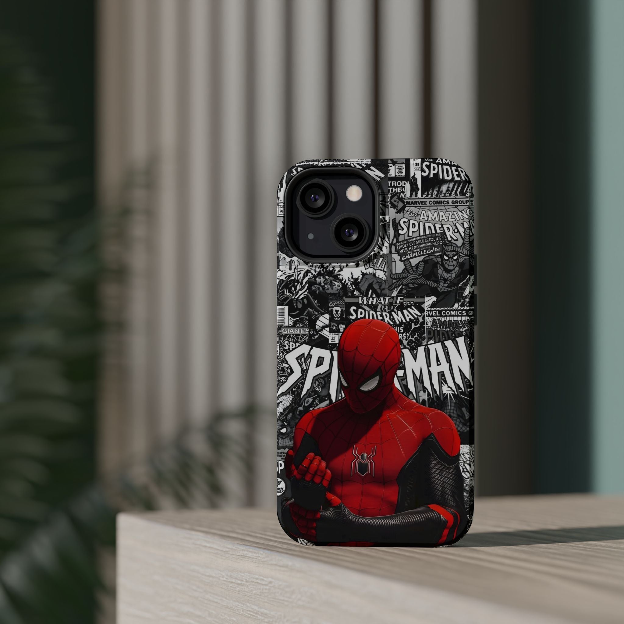 Spider-Man Magnetic Tough Case, Superhero Phone Cover, Gifts for Comic Book Fans, Durable Phone Protection, Kids and Adult Accessories