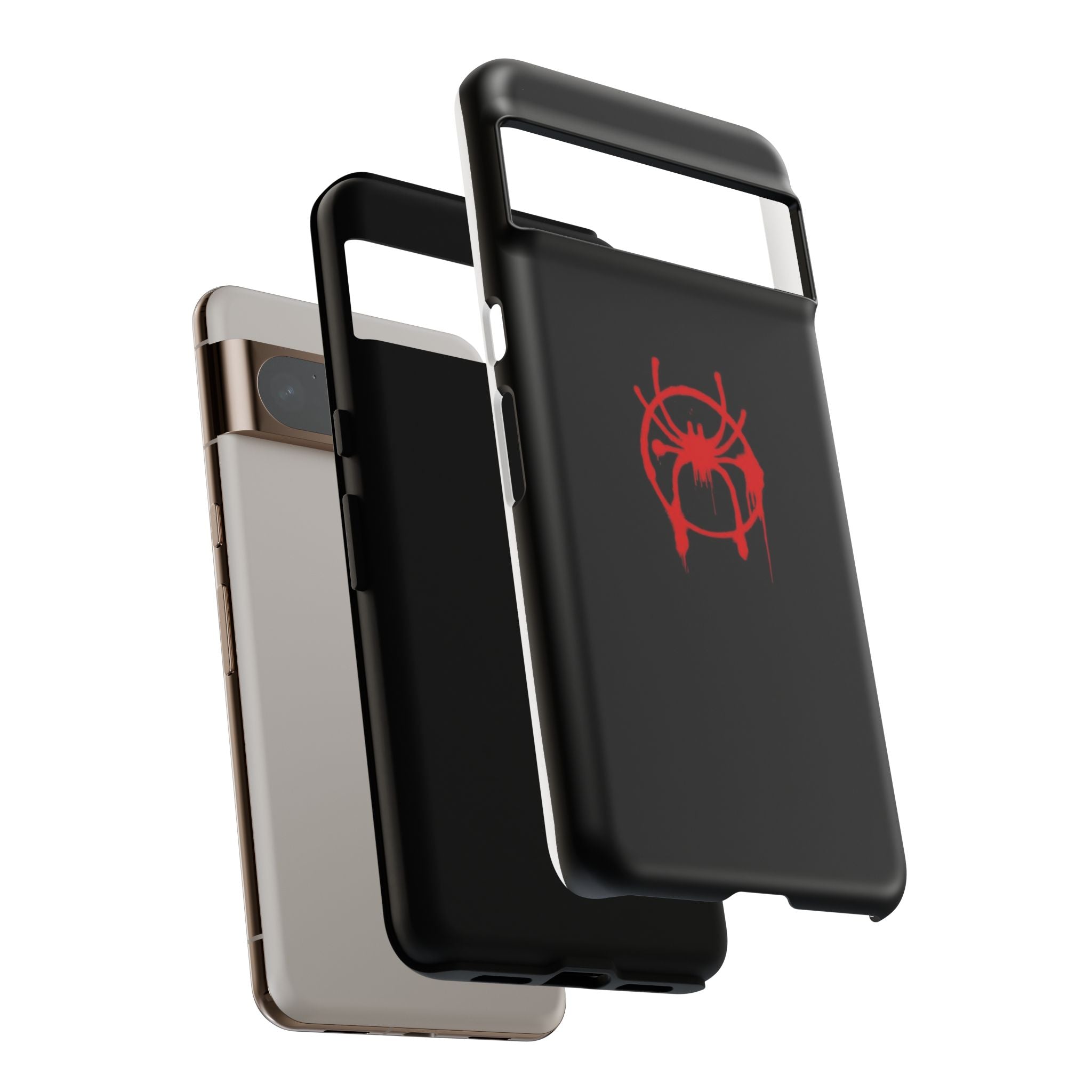 Red Spider Graphic Phone Case, Tough Phone Cover, Custom Mobile Protector, Stylish Gadget Accessory, Gift for Spider Fans