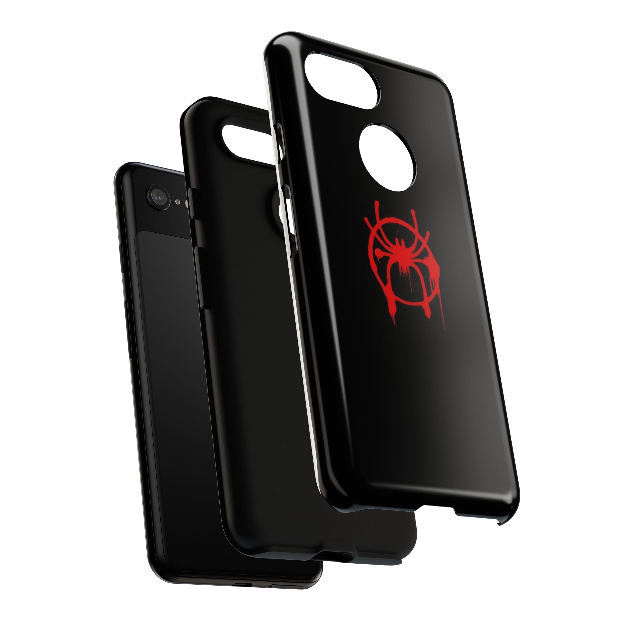 Red Spider Graphic Phone Case, Tough Phone Cover, Custom Mobile Protector, Stylish Gadget Accessory, Gift for Spider Fans