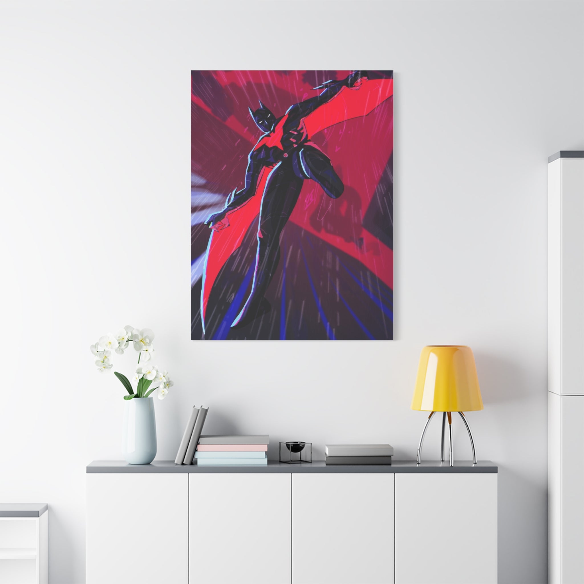 Stretched Canvas Art Print, Gothic Wall Decor, Perfect Gift for Art Lovers, Modern Bedroom Decor, Unique Home Wall Art, Gift for Her