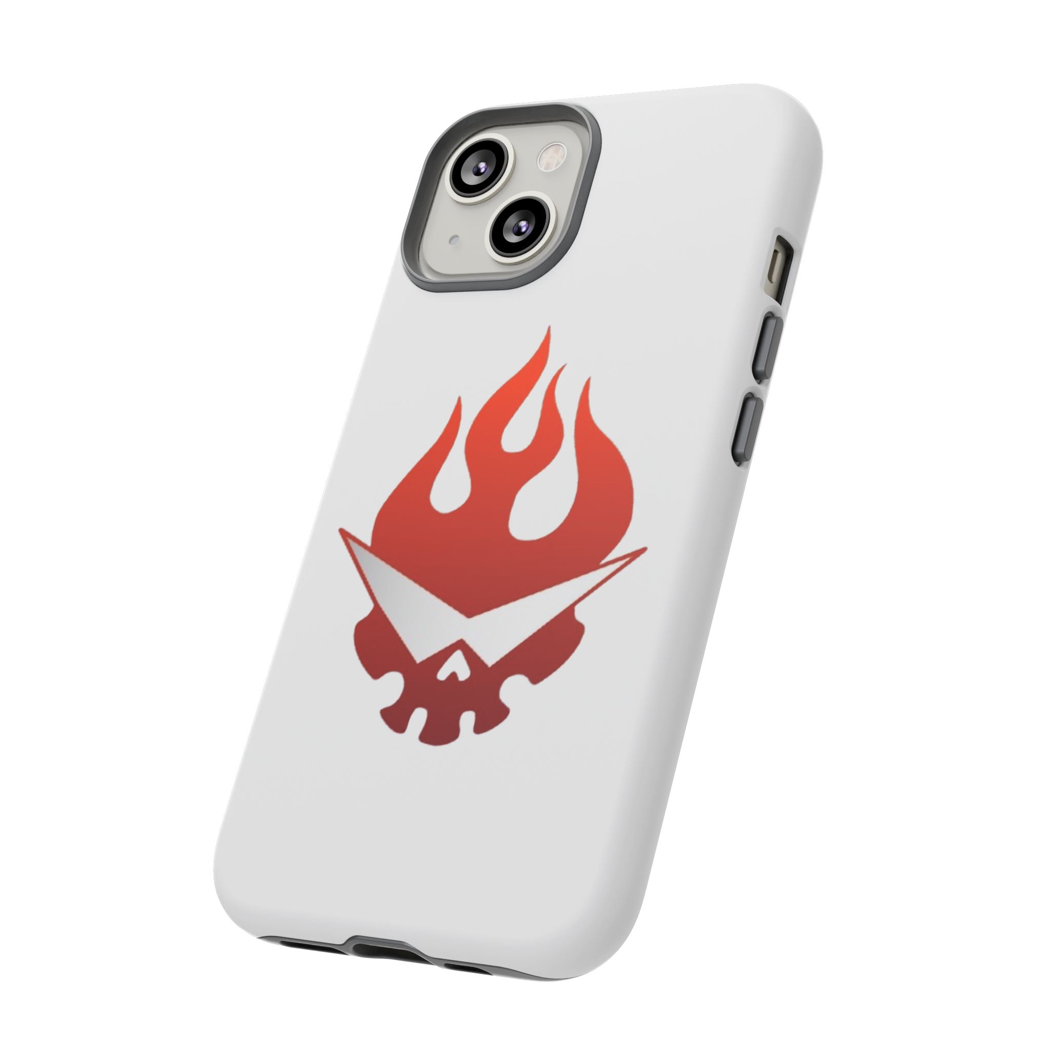Bold Flame Phone Case, Tough Cases for Daily Protection, Stylish Accessories, Gift for Fire Lovers, Trendy Tech Gear
