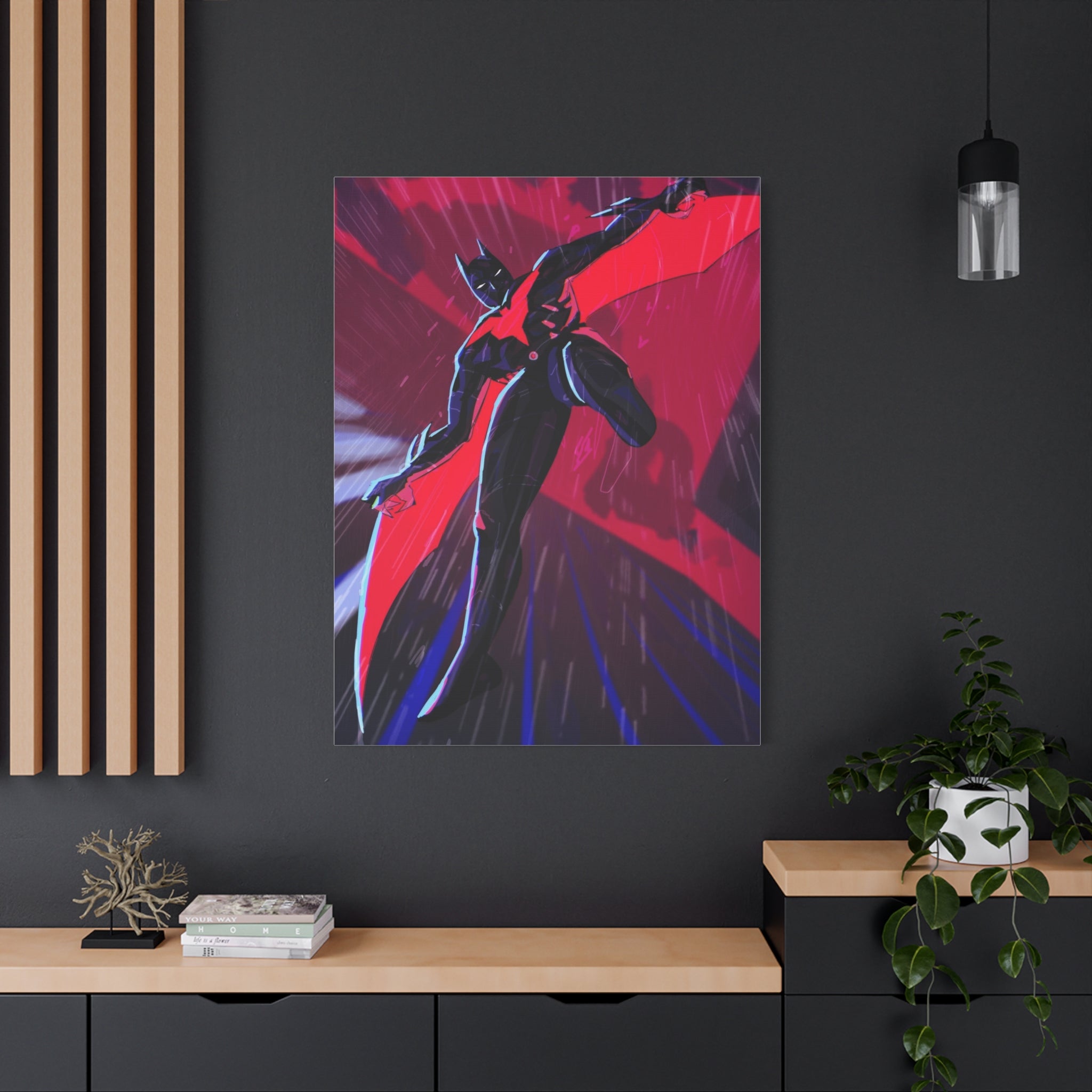 Stretched Canvas Art Print, Gothic Wall Decor, Perfect Gift for Art Lovers, Modern Bedroom Decor, Unique Home Wall Art, Gift for Her