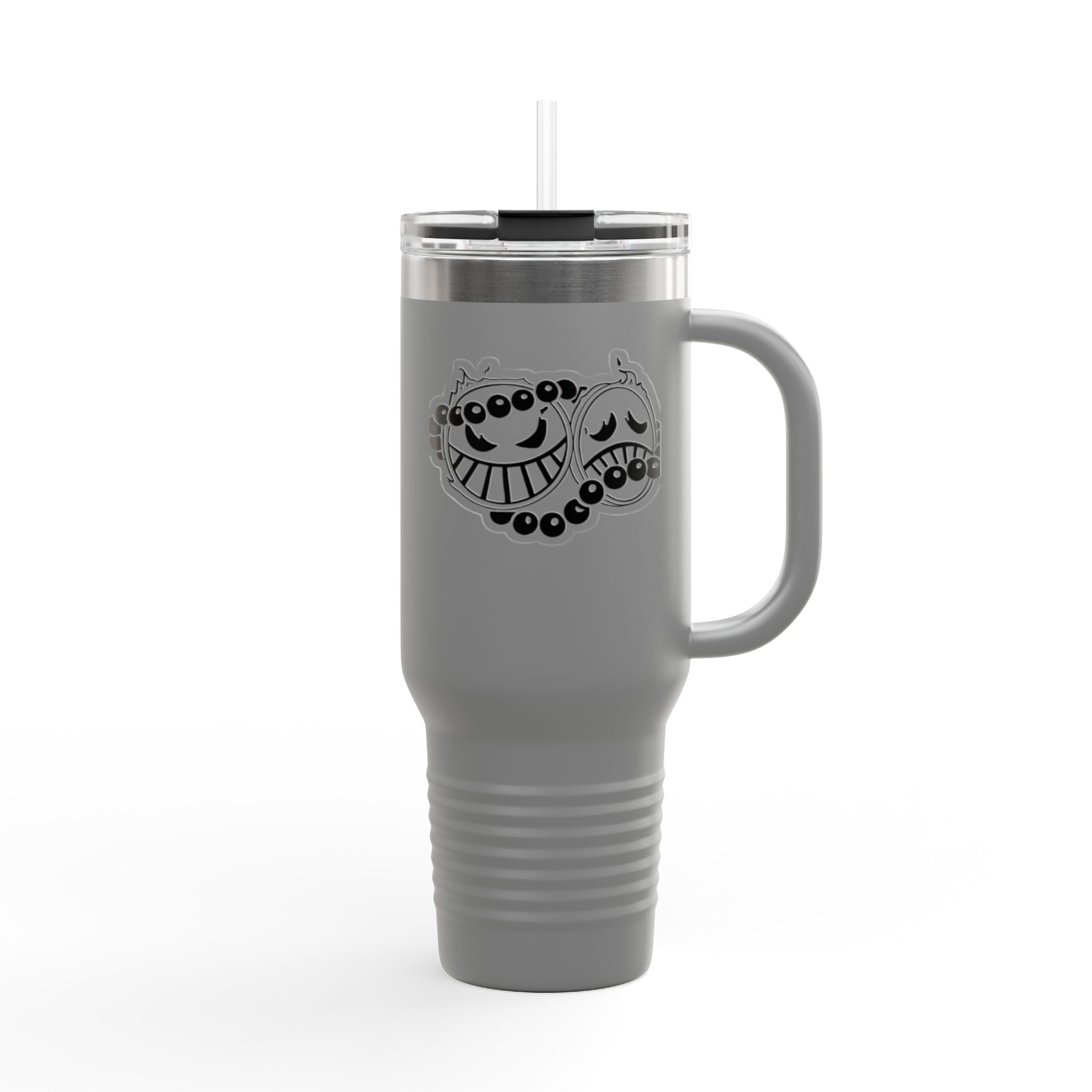 Whimsical Insulated Travel Mug, 40oz - Perfect for Coffee Lovers, Road Trips, Office Use, Gifts for Friends, Reusable Drinkware