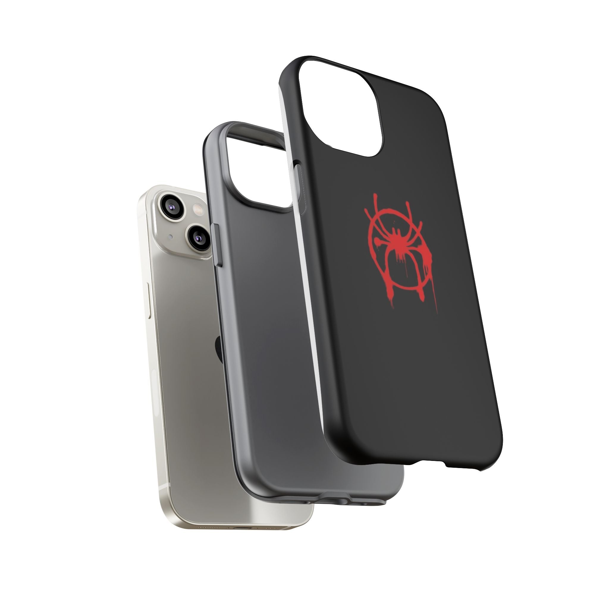 Red Spider Graphic Phone Case, Tough Phone Cover, Custom Mobile Protector, Stylish Gadget Accessory, Gift for Spider Fans