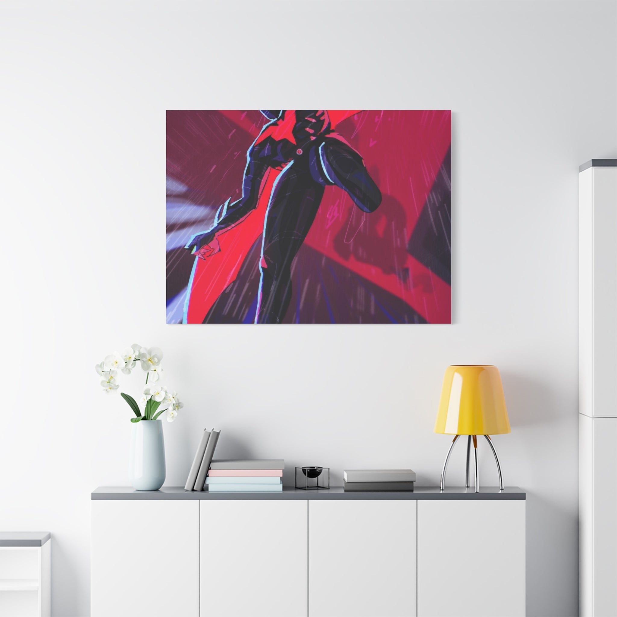 Stretched Canvas Art Print, Gothic Wall Decor, Perfect Gift for Art Lovers, Modern Bedroom Decor, Unique Home Wall Art, Gift for Her